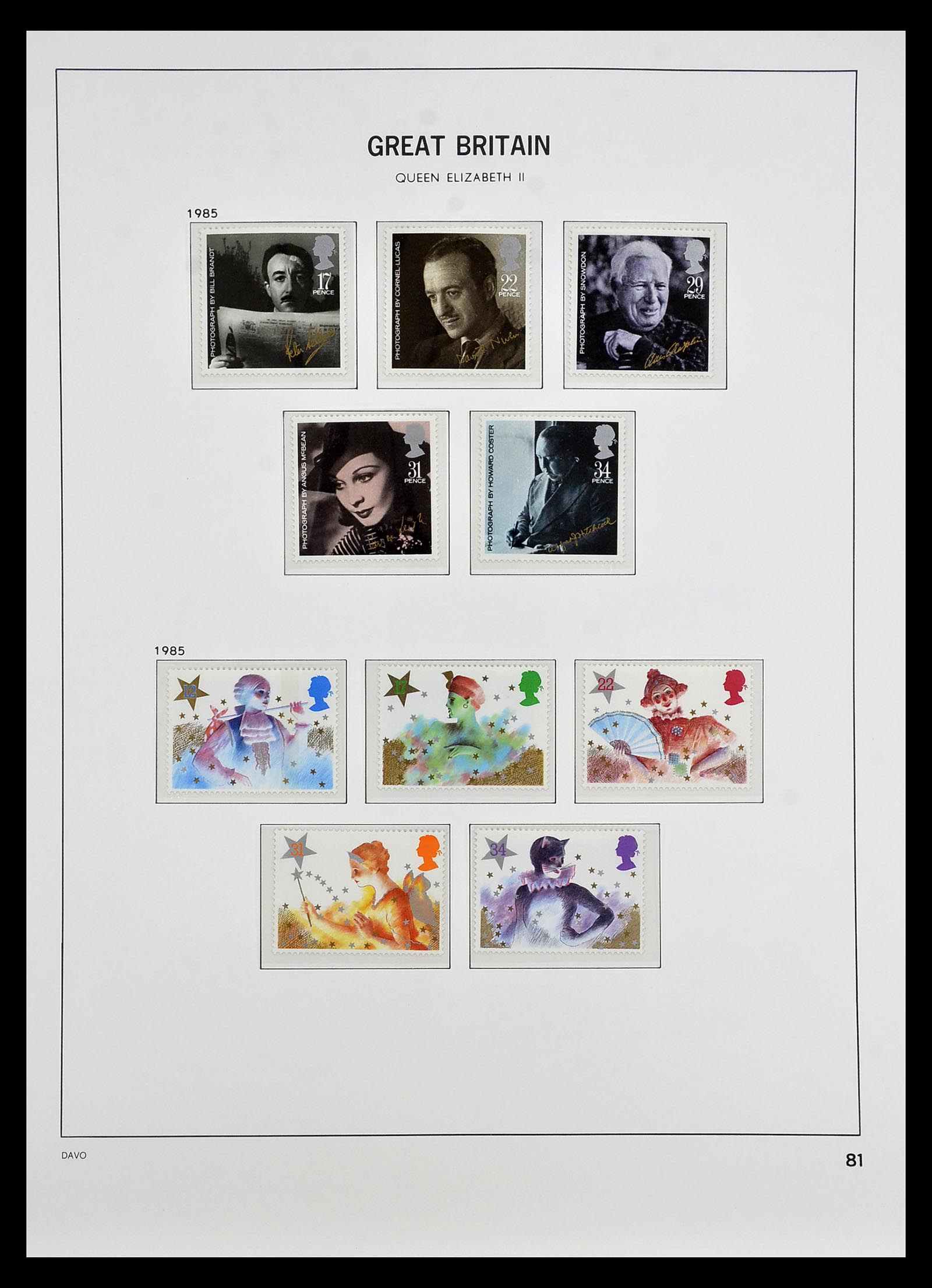 35125 093 - Postzegelverzameling 35125 Engeland 1840-2004.