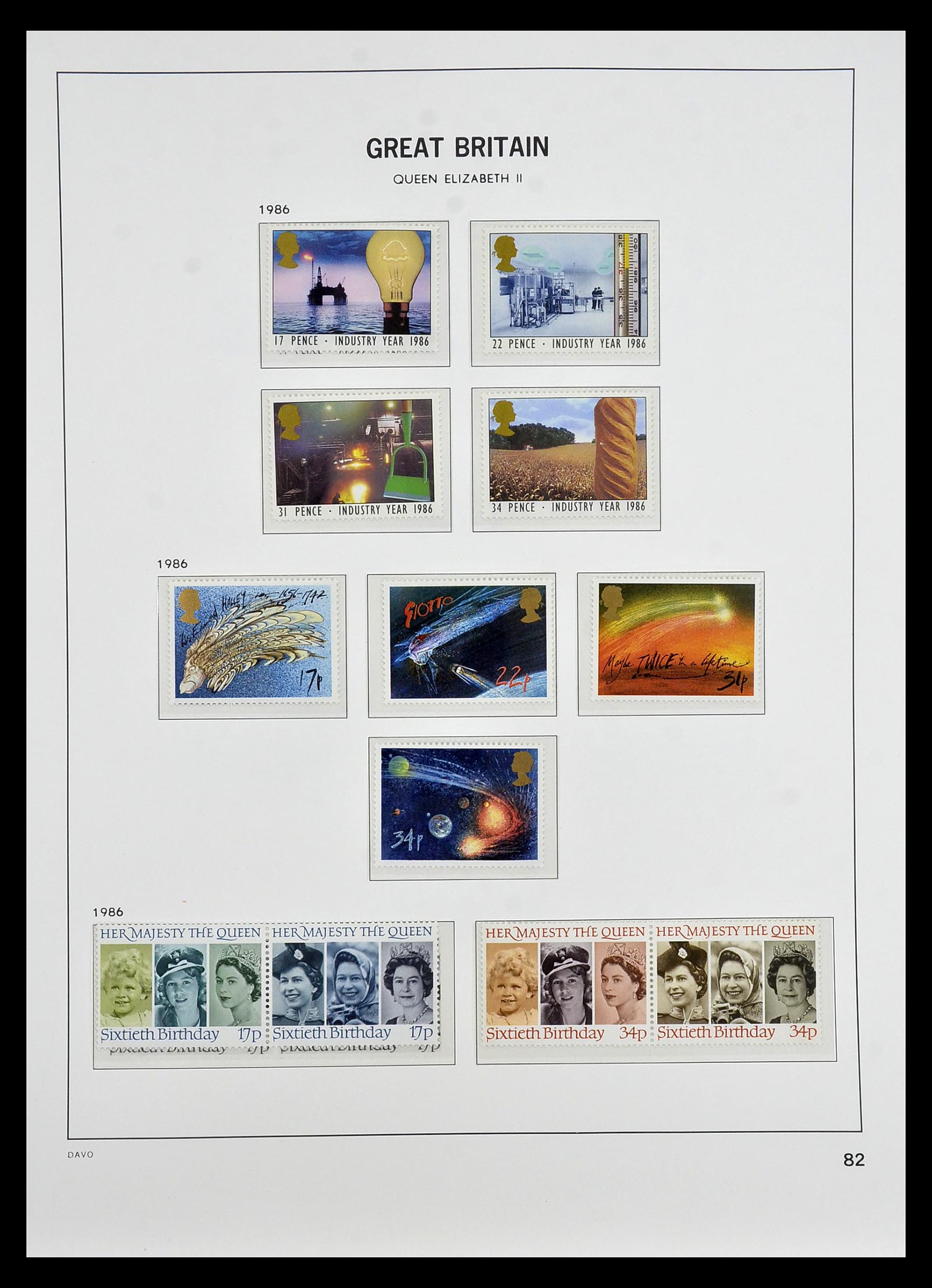 35125 094 - Postzegelverzameling 35125 Engeland 1840-2004.