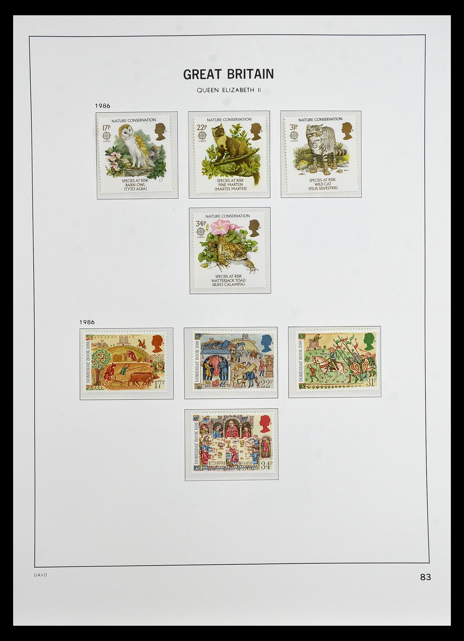 35125 095 - Postzegelverzameling 35125 Engeland 1840-2004.