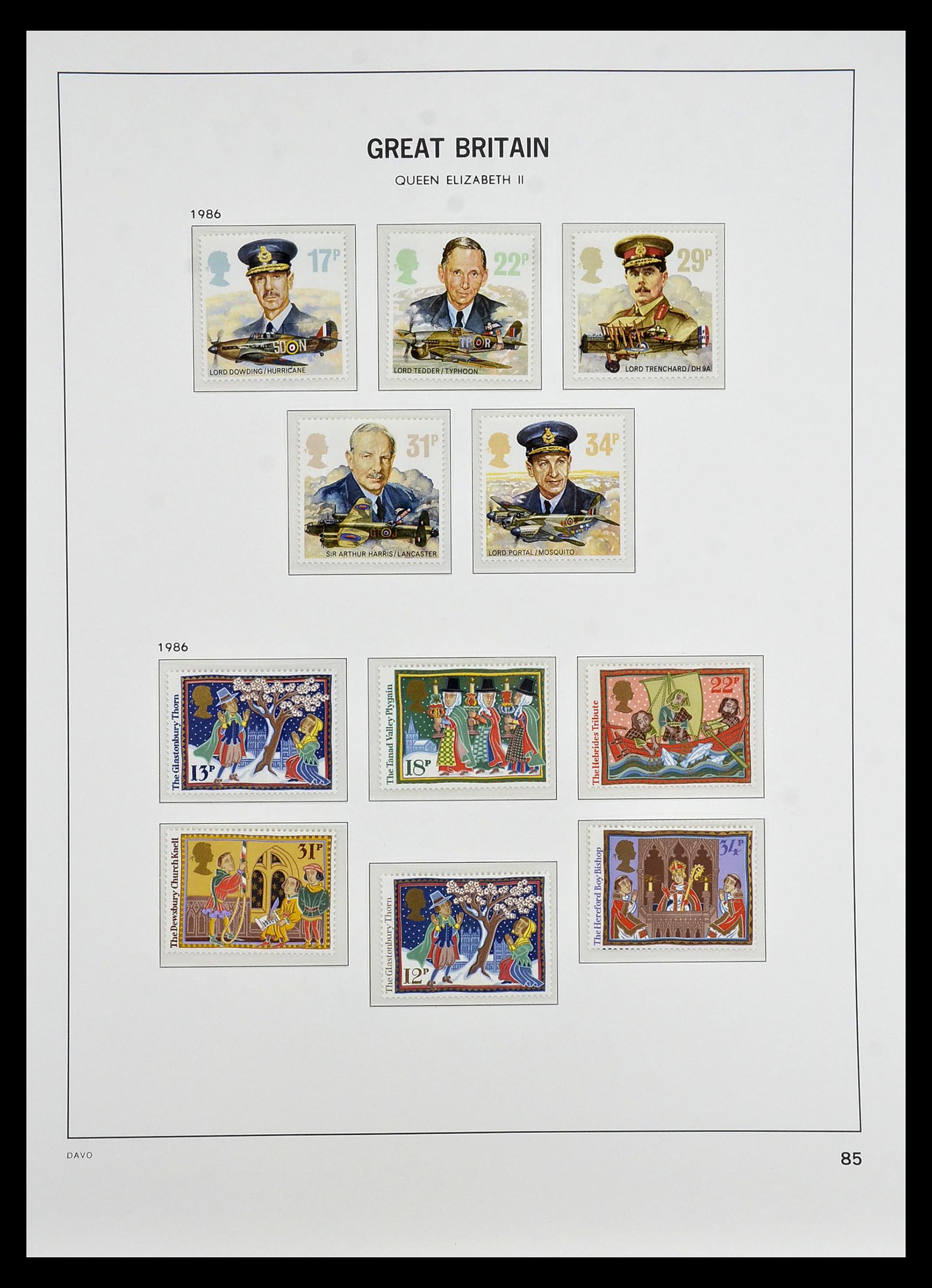 35125 097 - Postzegelverzameling 35125 Engeland 1840-2004.