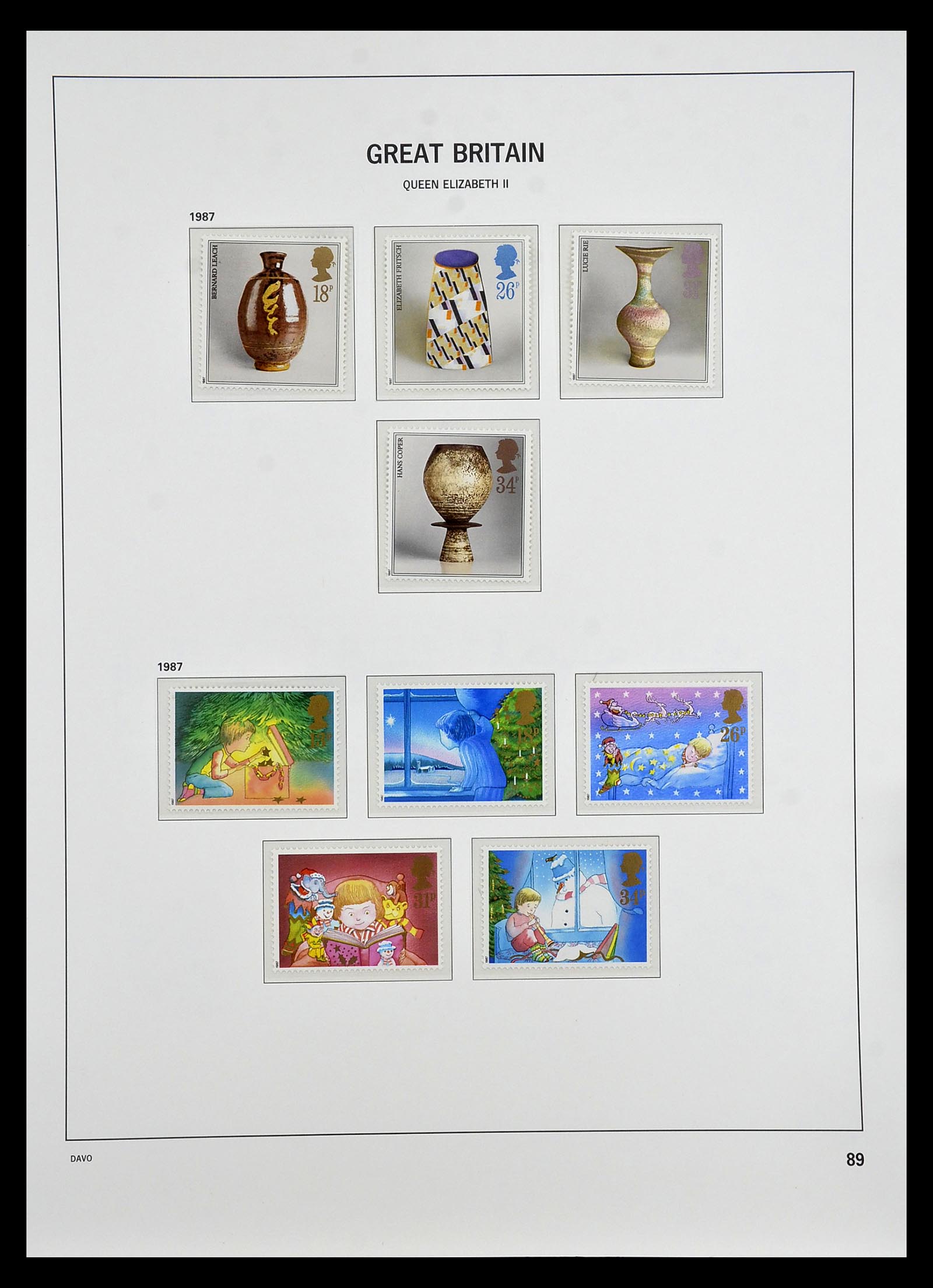 35125 101 - Postzegelverzameling 35125 Engeland 1840-2004.