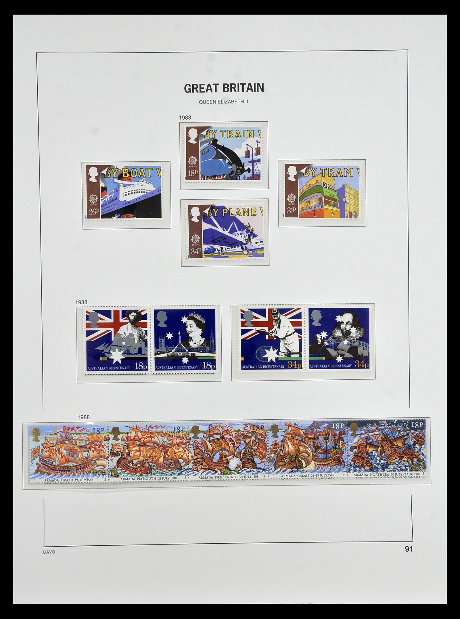 35125 103 - Postzegelverzameling 35125 Engeland 1840-2004.