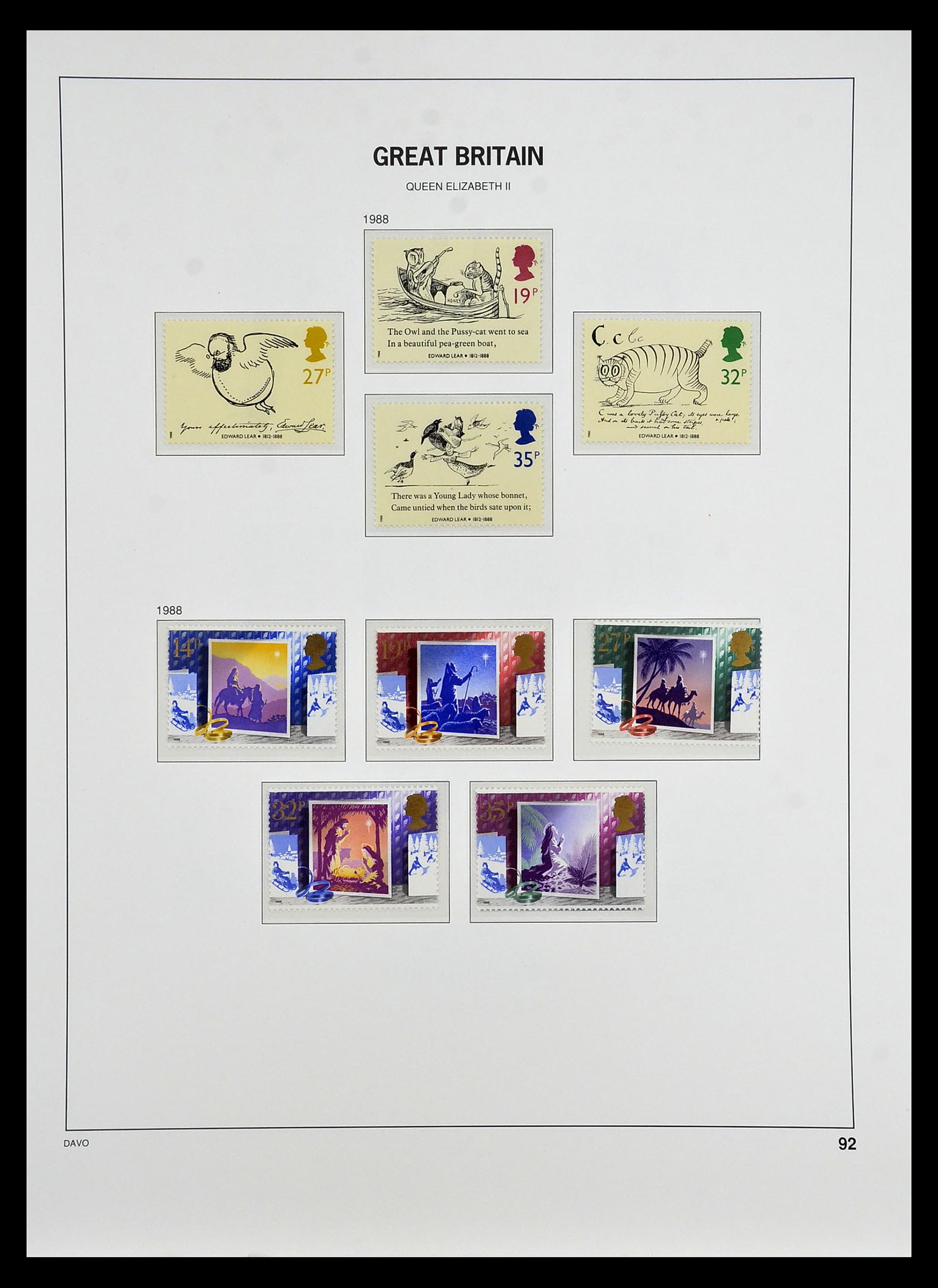 35125 104 - Postzegelverzameling 35125 Engeland 1840-2004.