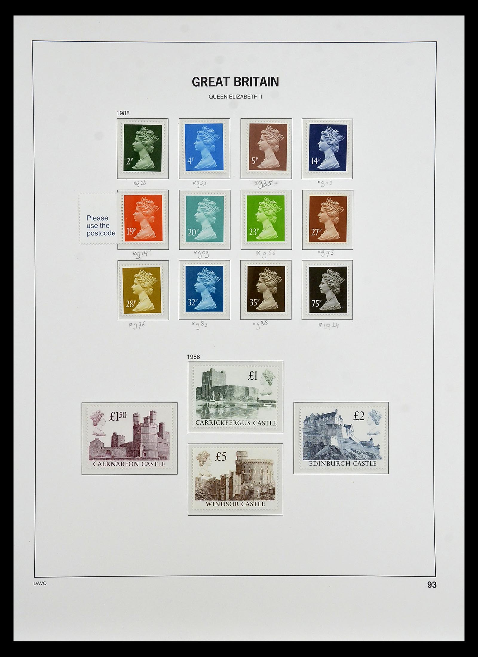 35125 105 - Postzegelverzameling 35125 Engeland 1840-2004.