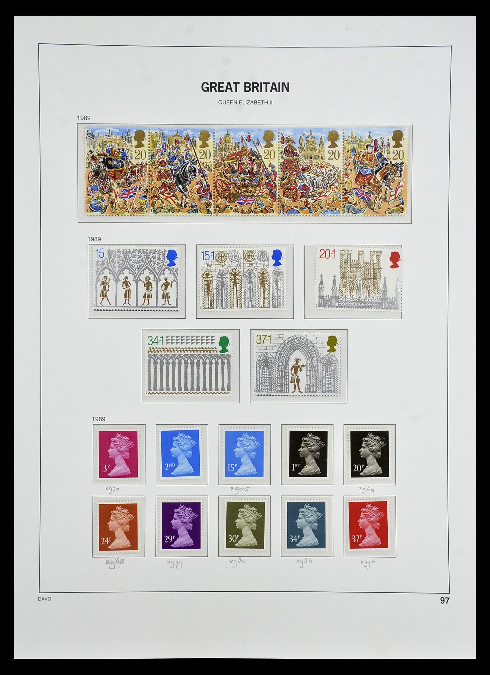 35125 109 - Postzegelverzameling 35125 Engeland 1840-2004.