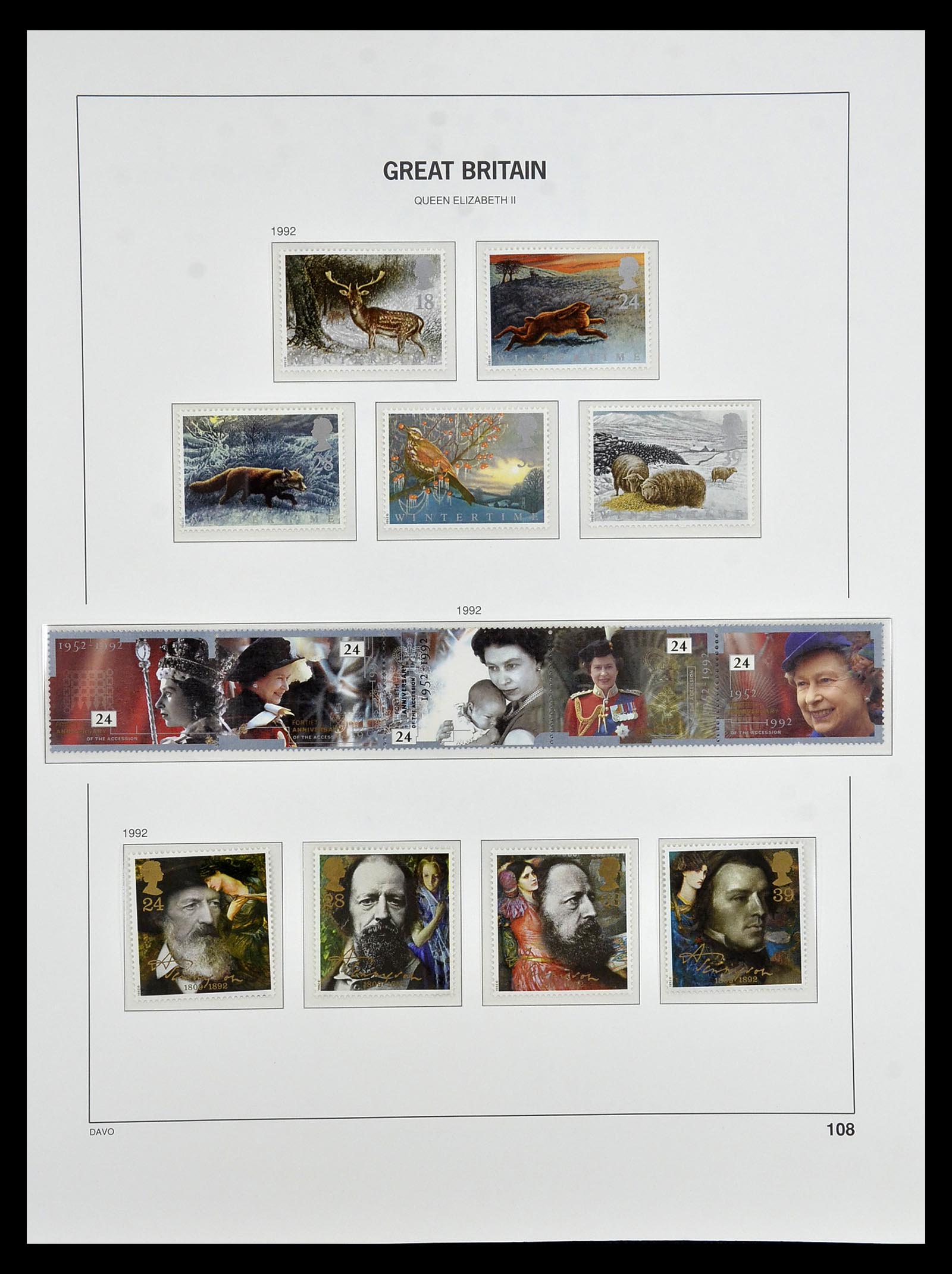 35125 120 - Postzegelverzameling 35125 Engeland 1840-2004.