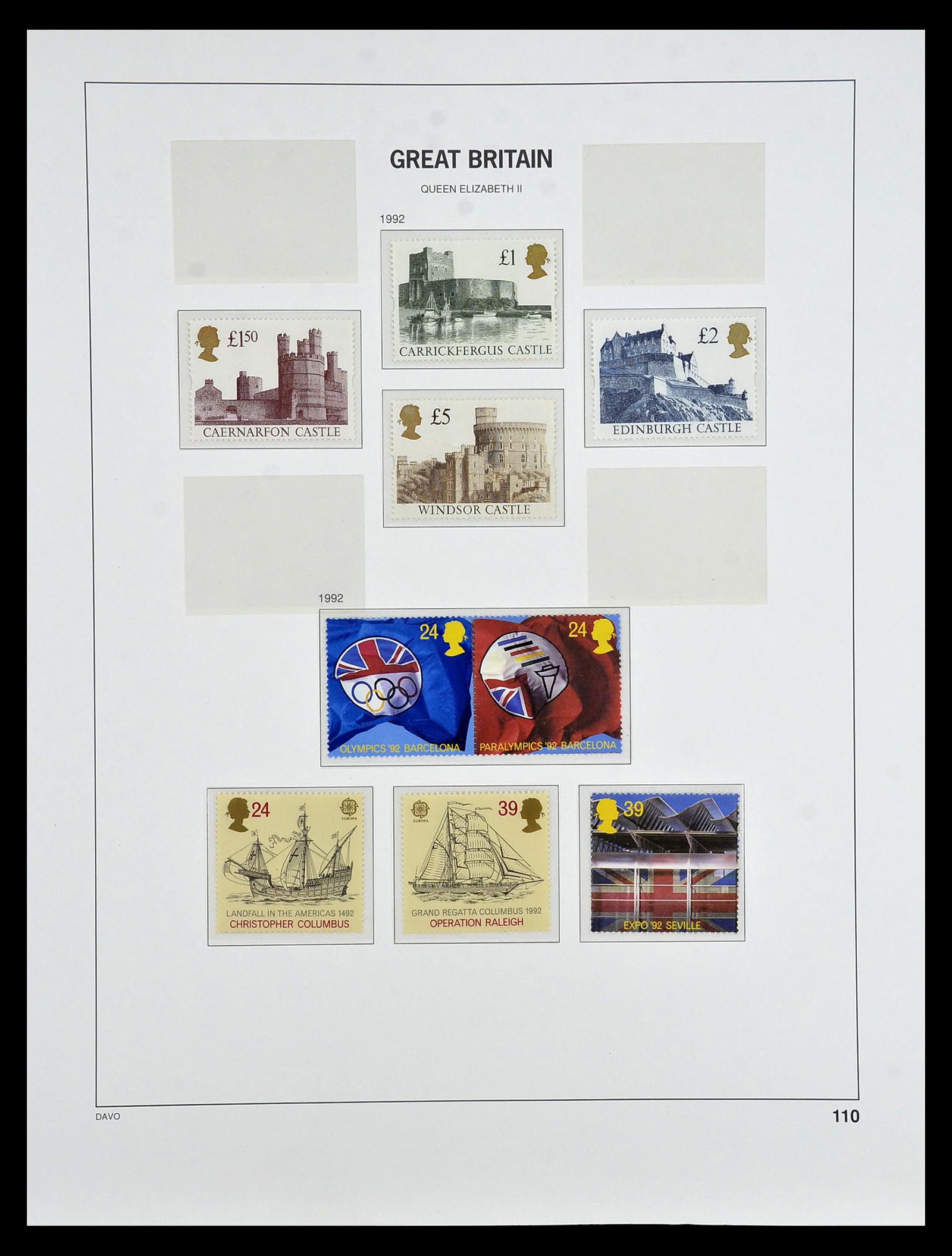 35125 122 - Postzegelverzameling 35125 Engeland 1840-2004.