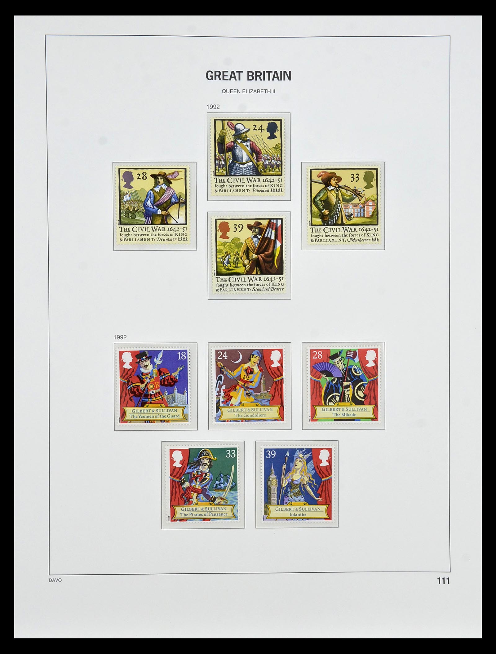 35125 123 - Postzegelverzameling 35125 Engeland 1840-2004.
