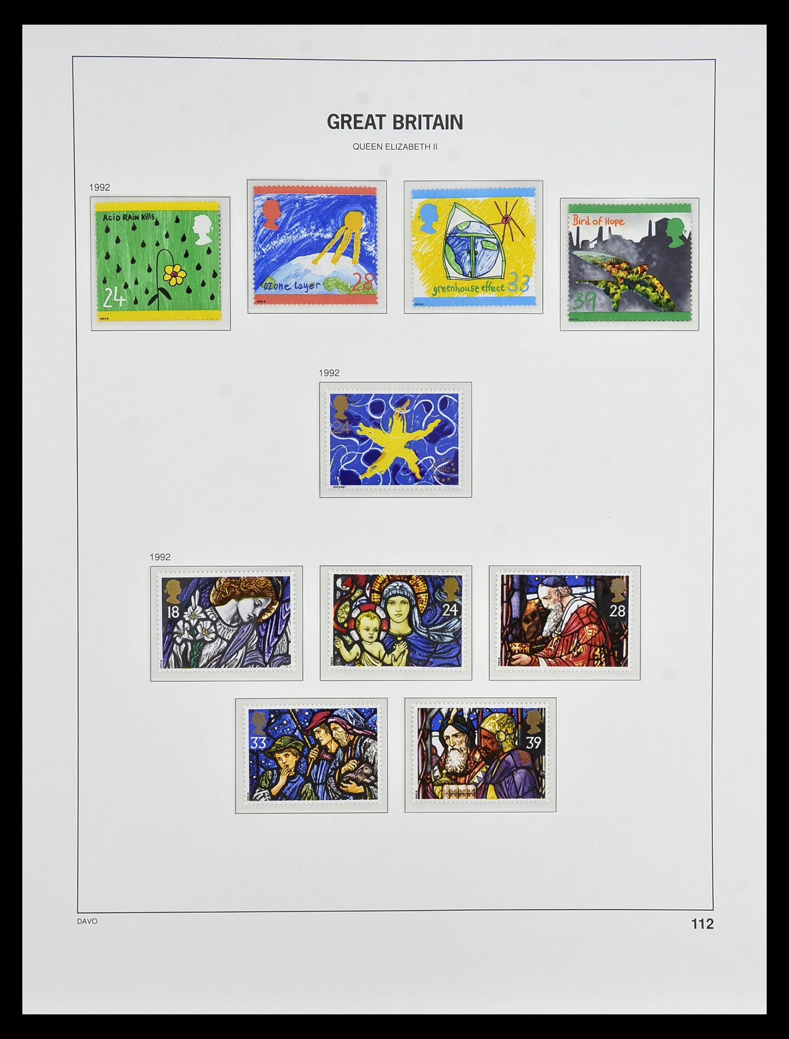 35125 124 - Postzegelverzameling 35125 Engeland 1840-2004.