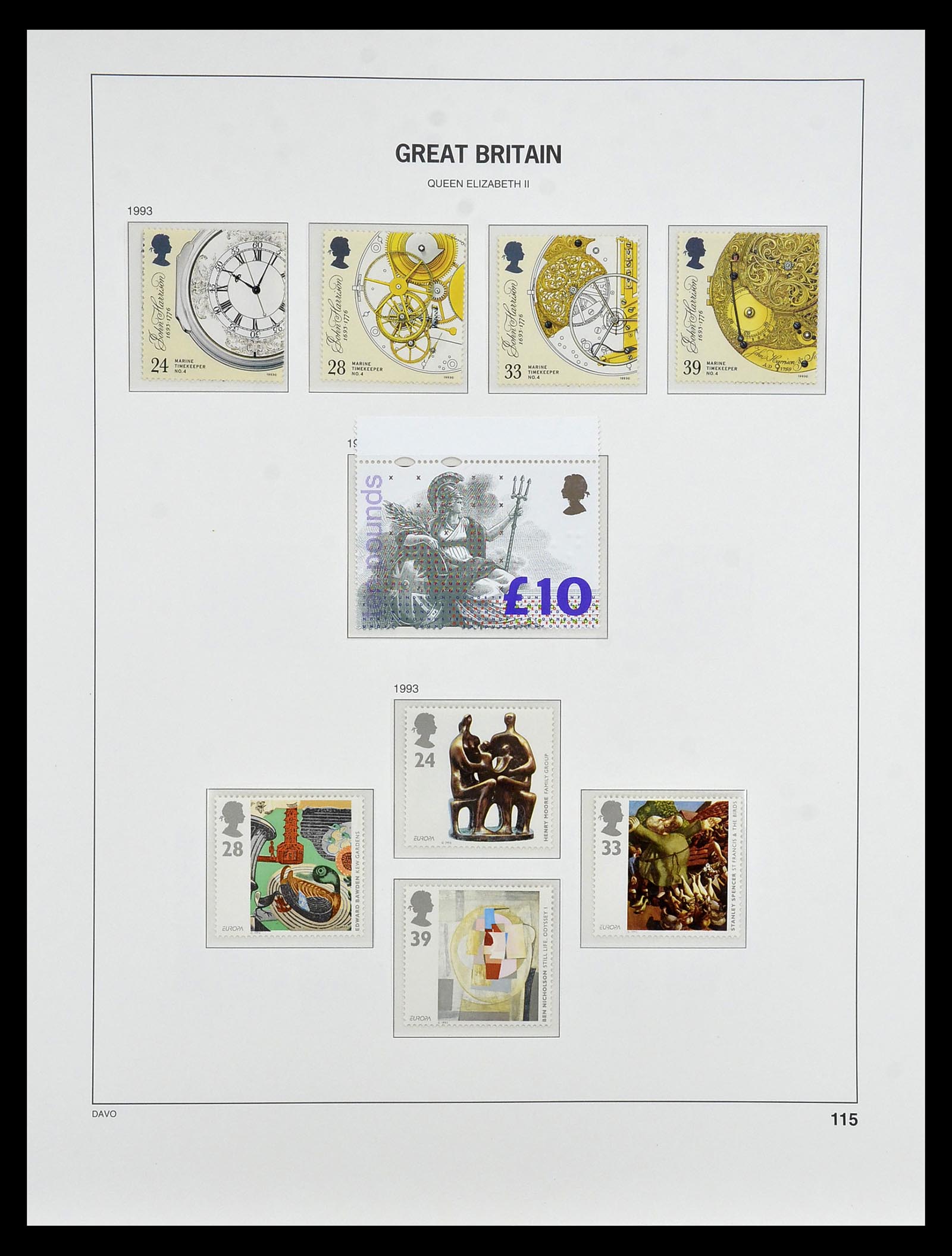 35125 127 - Postzegelverzameling 35125 Engeland 1840-2004.