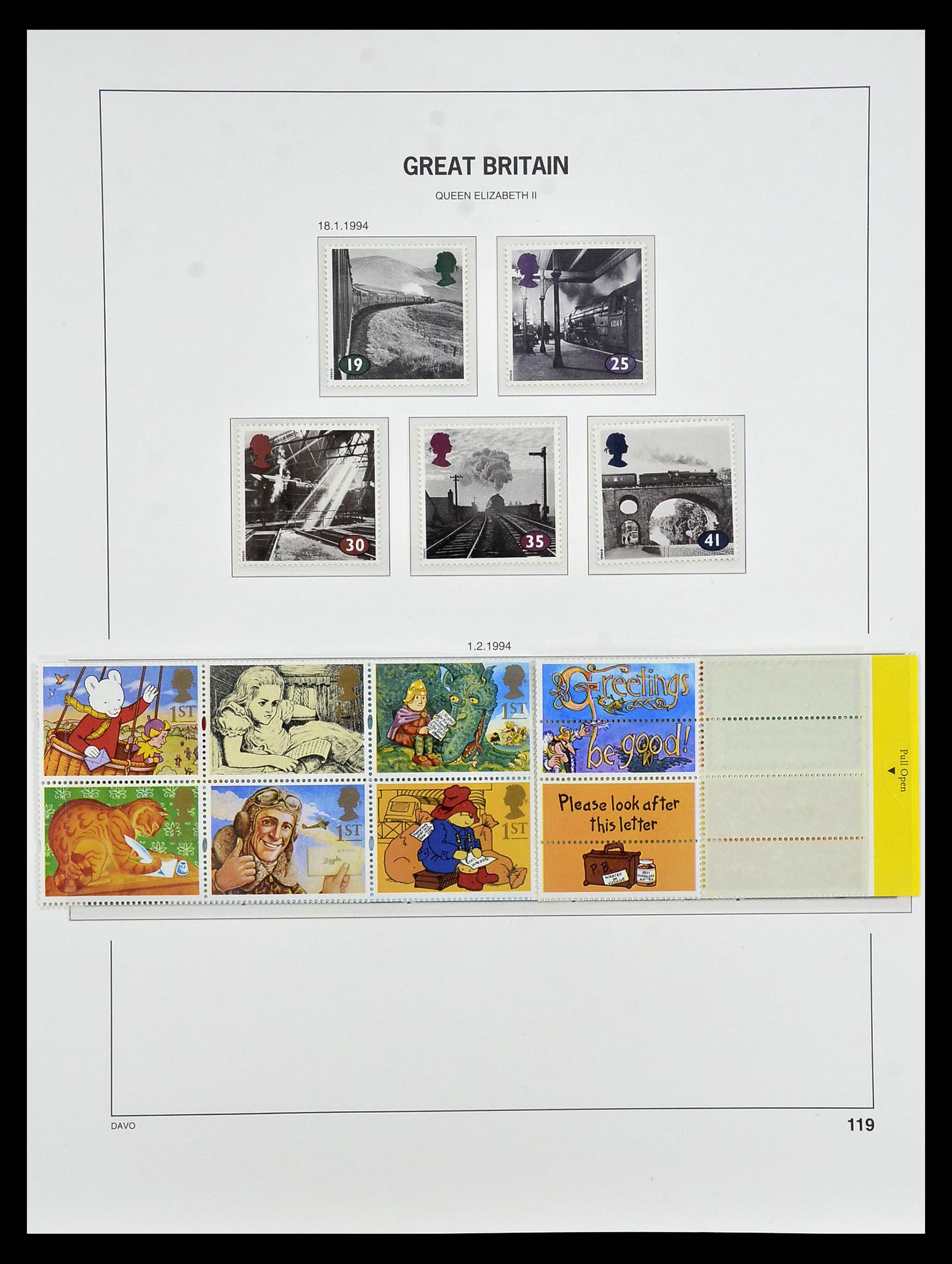 35125 131 - Postzegelverzameling 35125 Engeland 1840-2004.