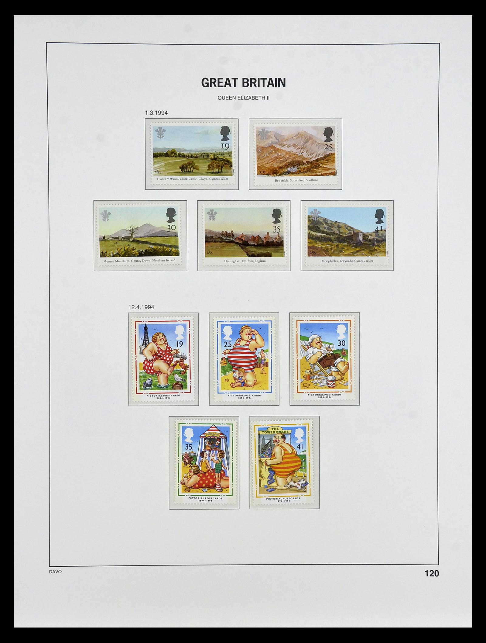 35125 132 - Postzegelverzameling 35125 Engeland 1840-2004.