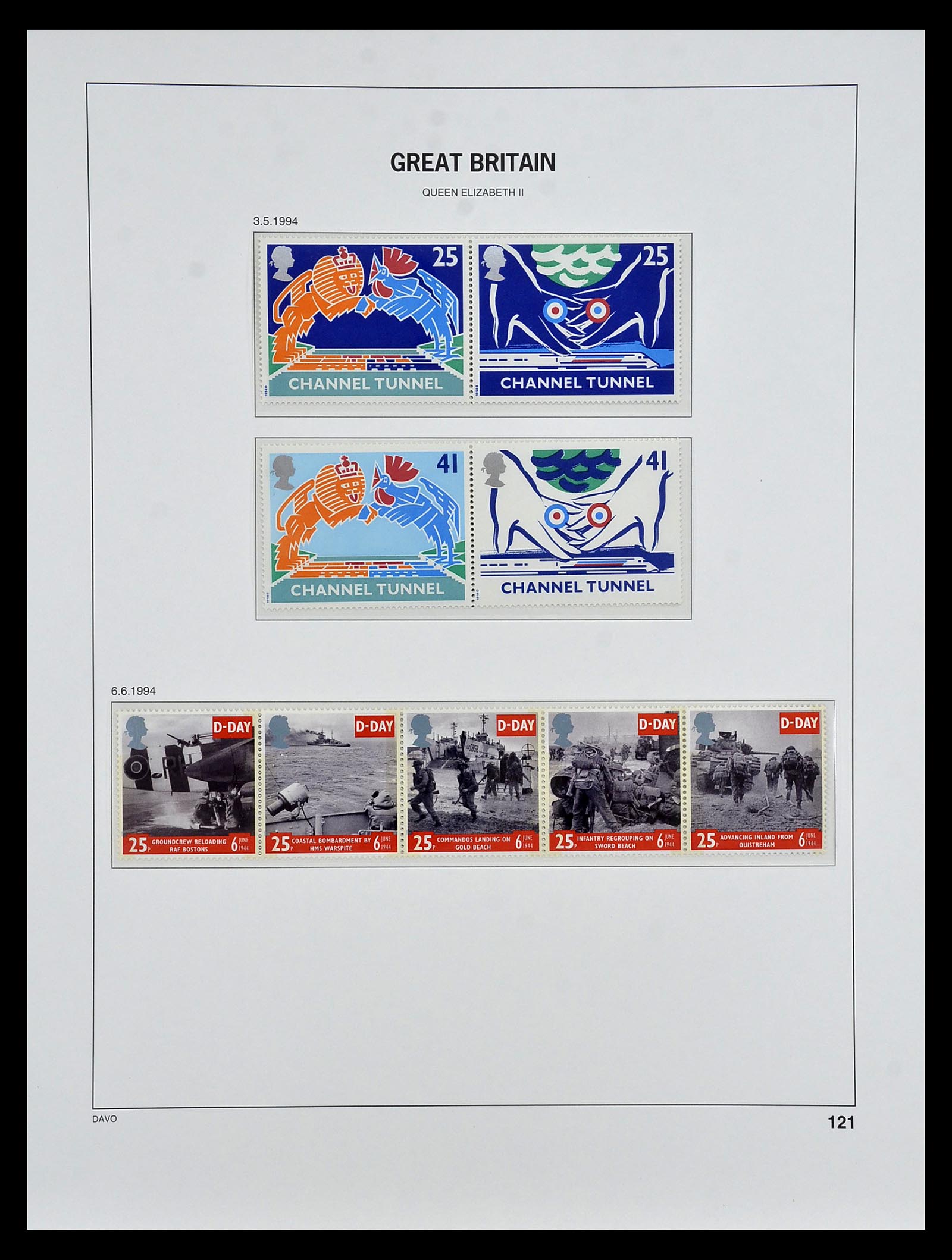 35125 133 - Postzegelverzameling 35125 Engeland 1840-2004.