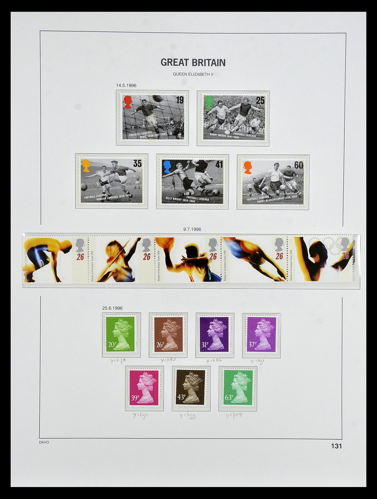 35125 143 - Postzegelverzameling 35125 Engeland 1840-2004.