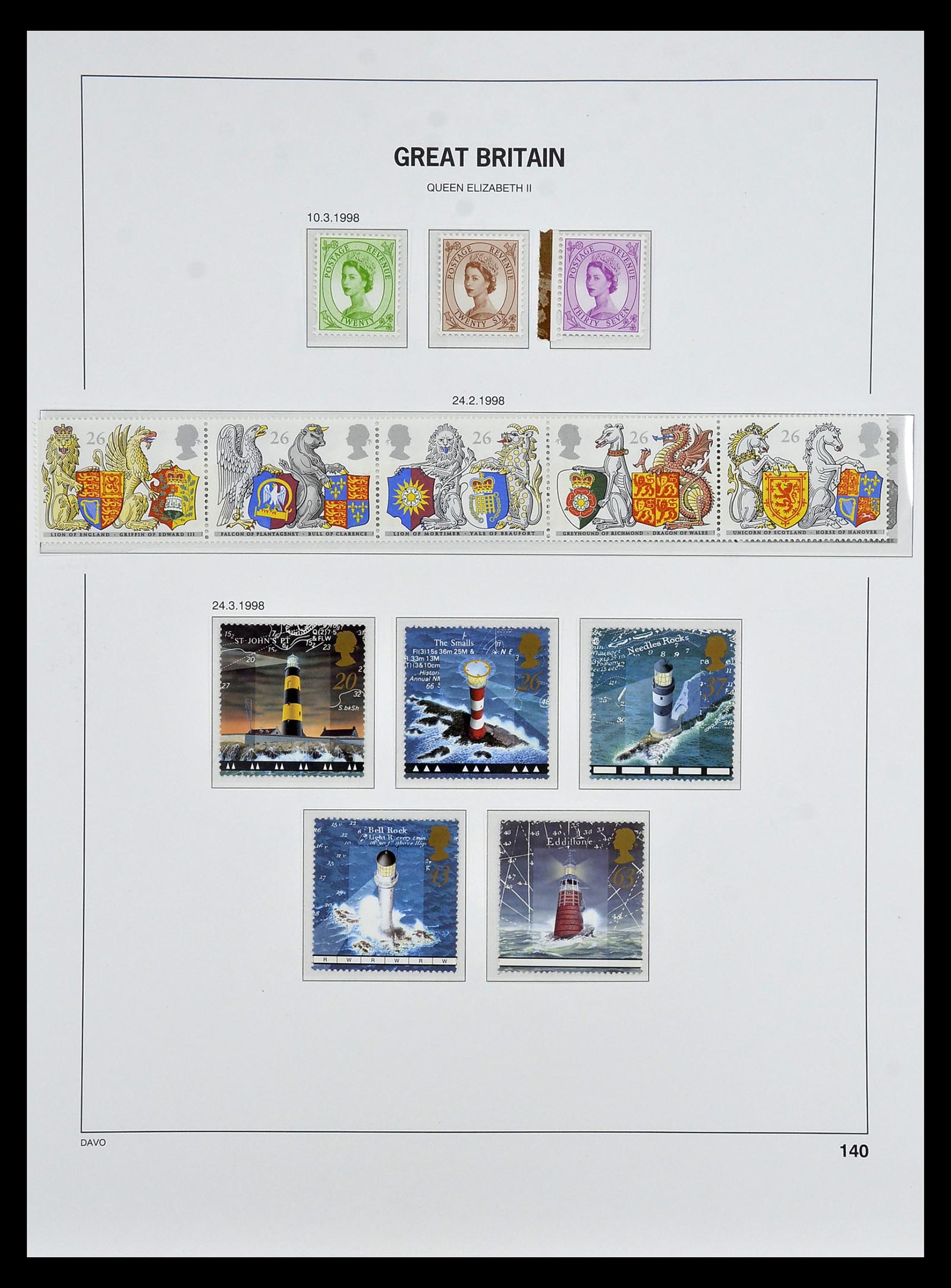 35125 152 - Postzegelverzameling 35125 Engeland 1840-2004.