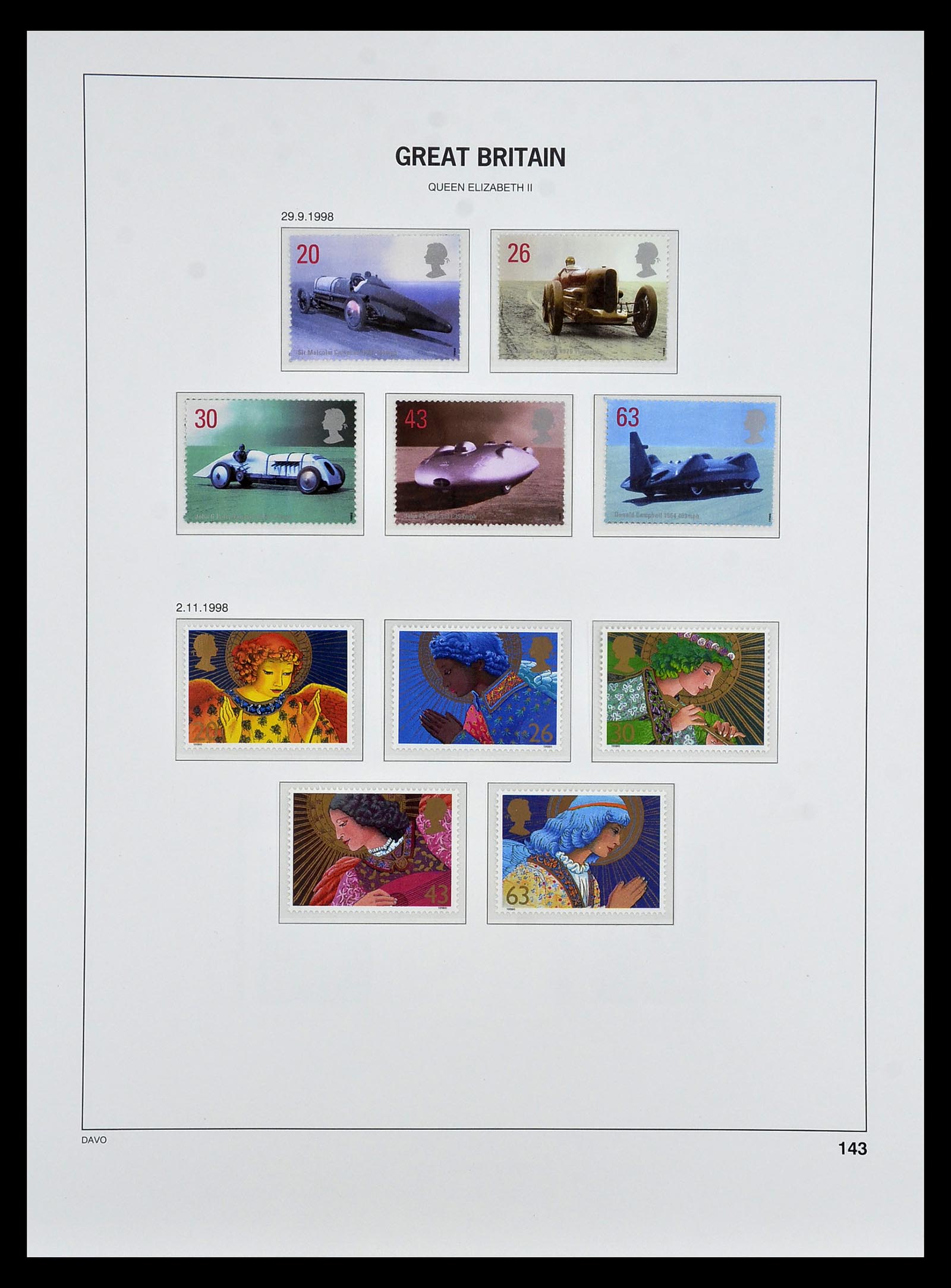 35125 155 - Postzegelverzameling 35125 Engeland 1840-2004.