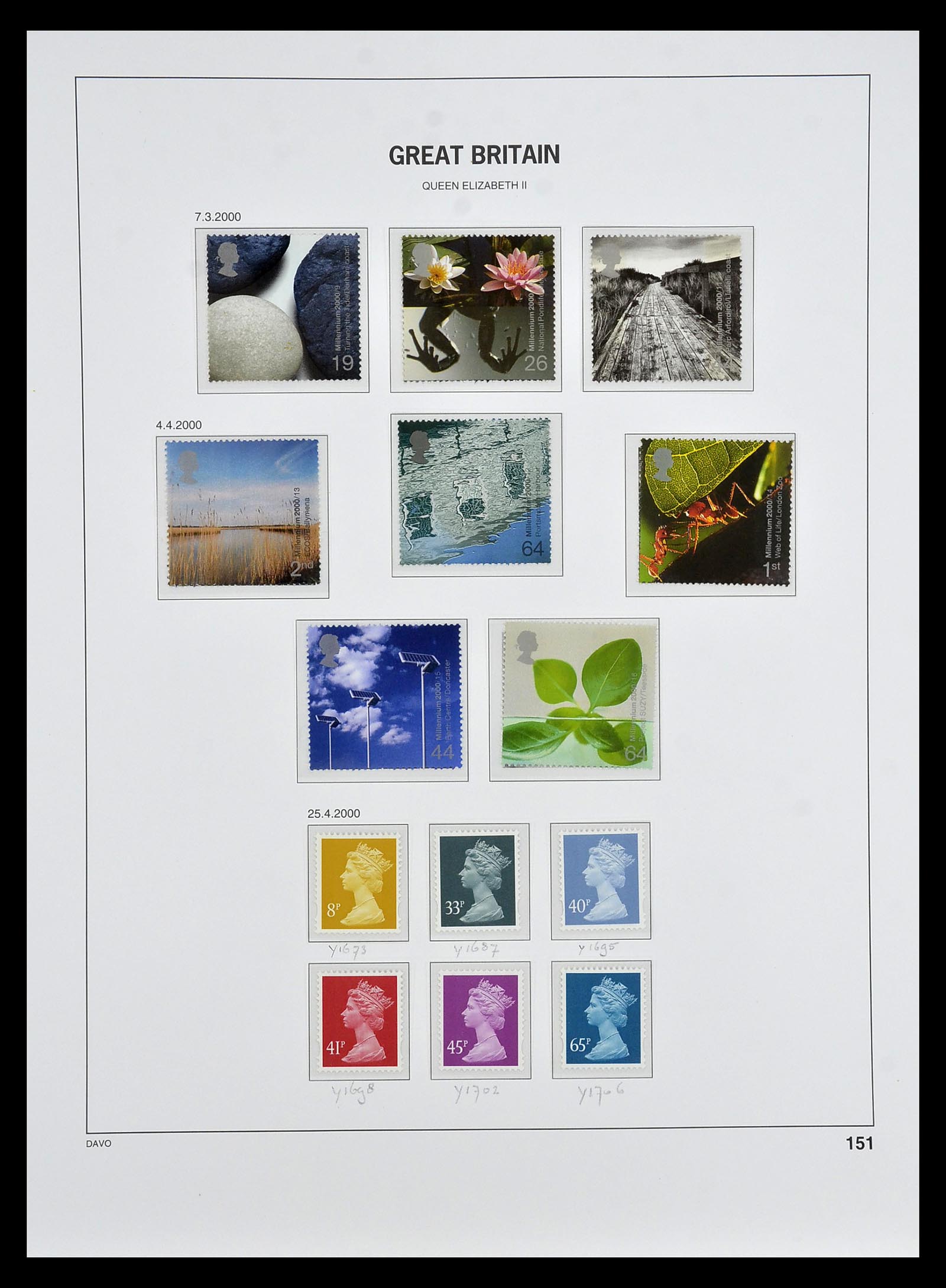 35125 163 - Postzegelverzameling 35125 Engeland 1840-2004.