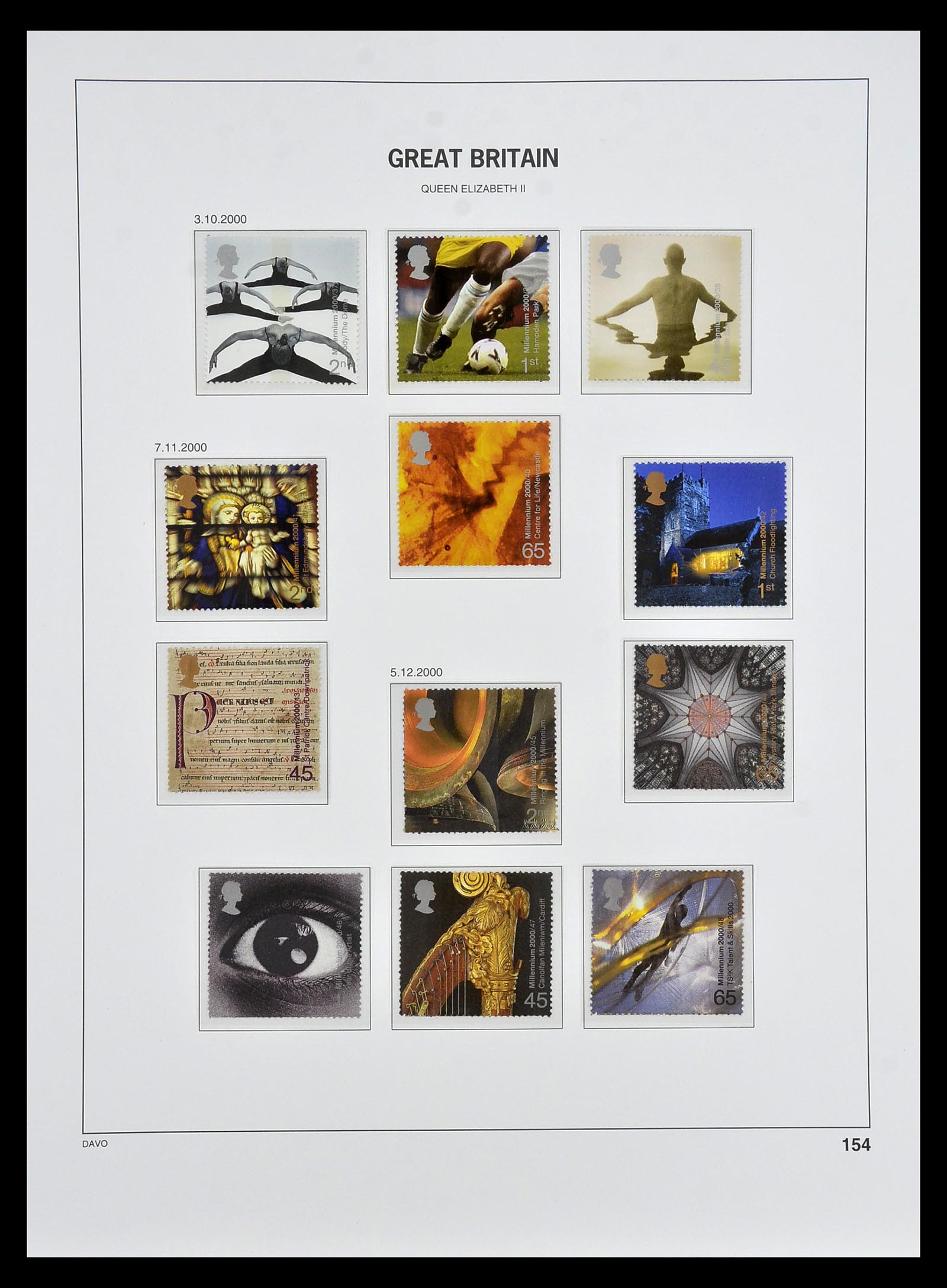 35125 166 - Postzegelverzameling 35125 Engeland 1840-2004.