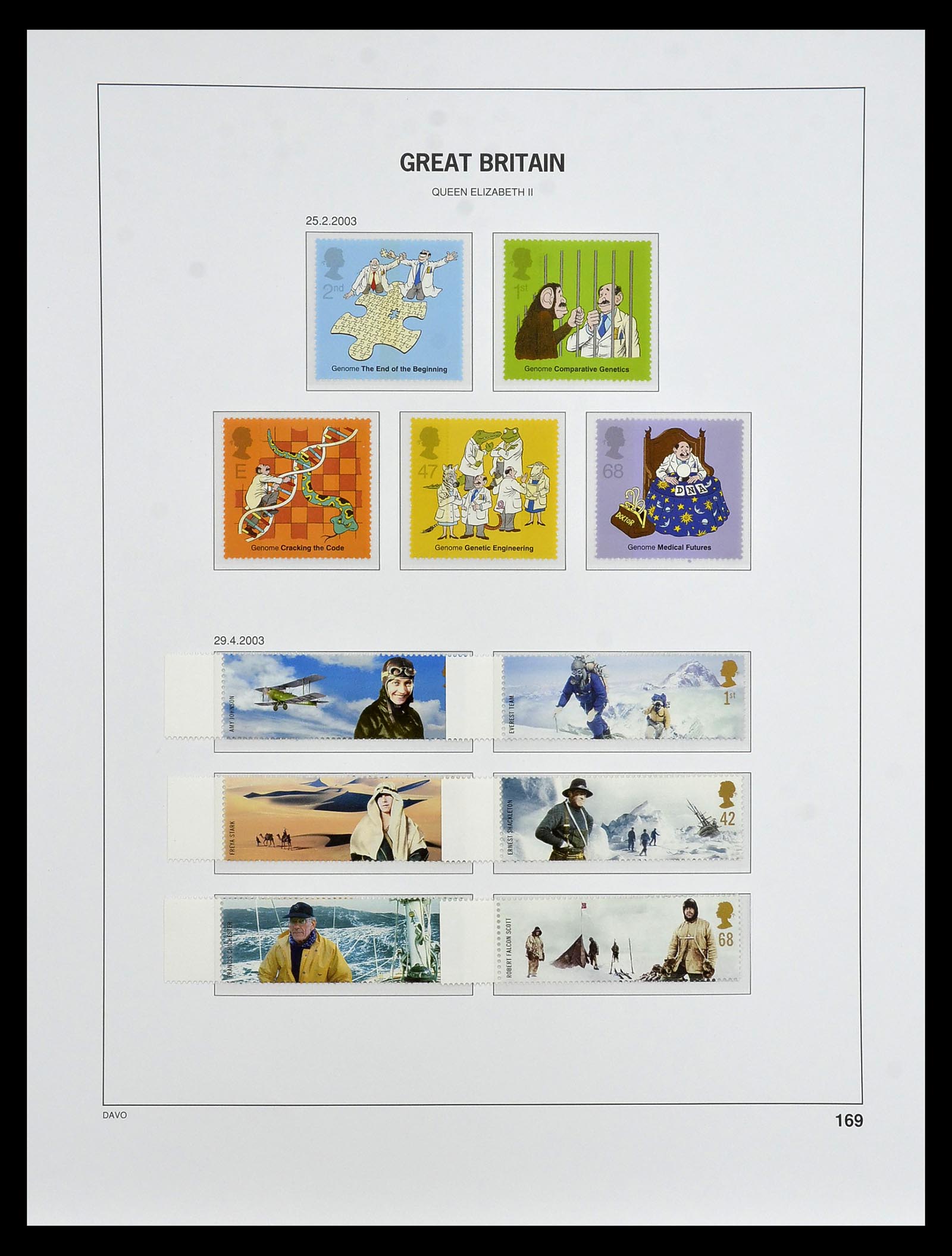 35125 181 - Postzegelverzameling 35125 Engeland 1840-2004.