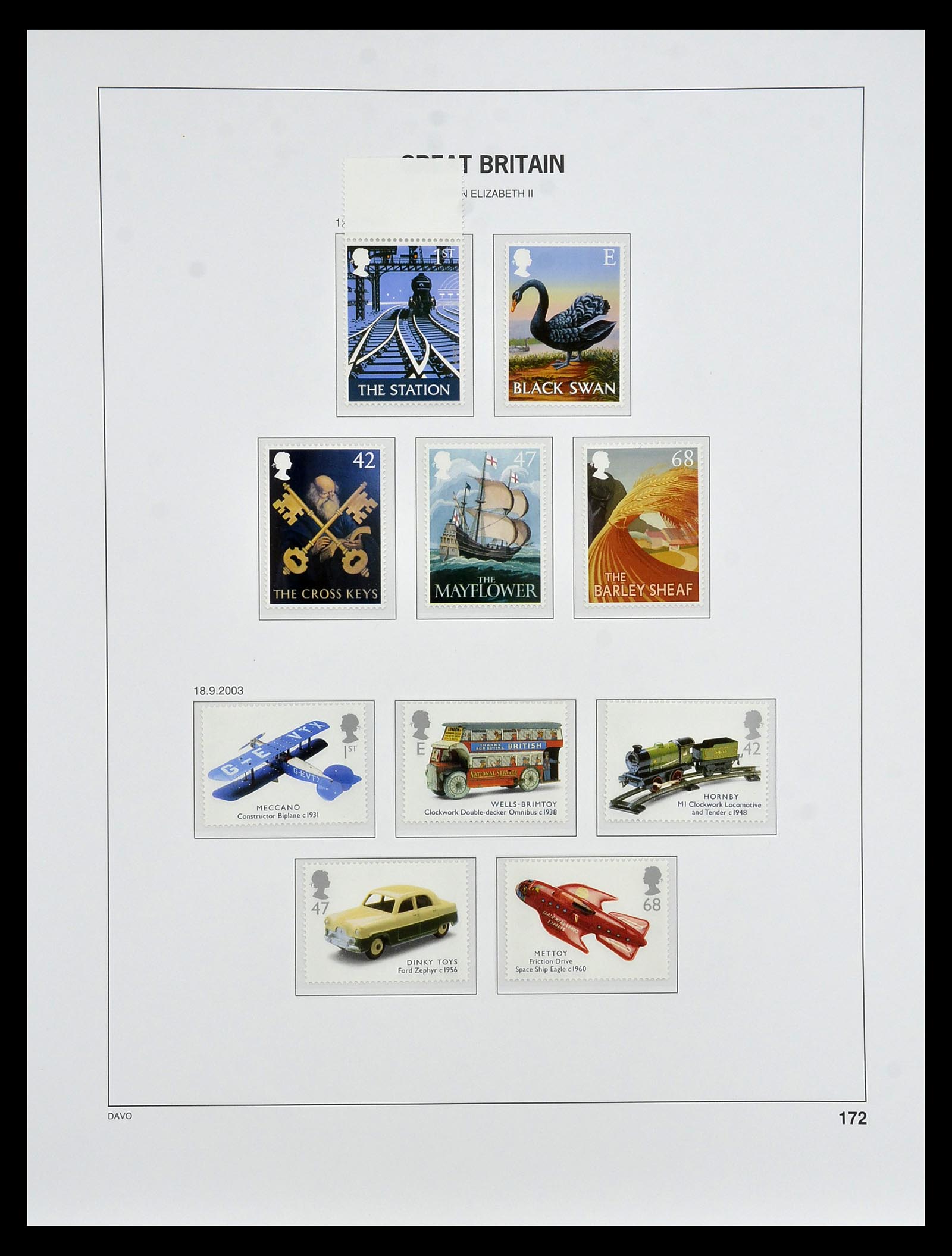 35125 184 - Postzegelverzameling 35125 Engeland 1840-2004.
