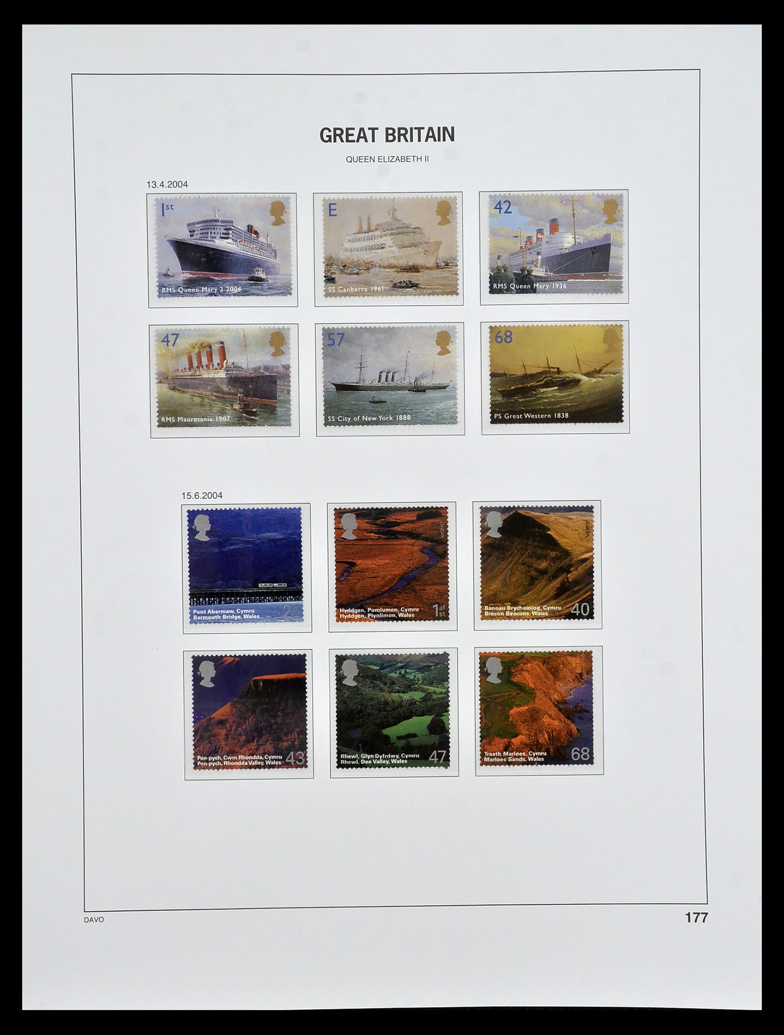 35125 189 - Stamp Collection 35125 Great Britain 1840-2004.