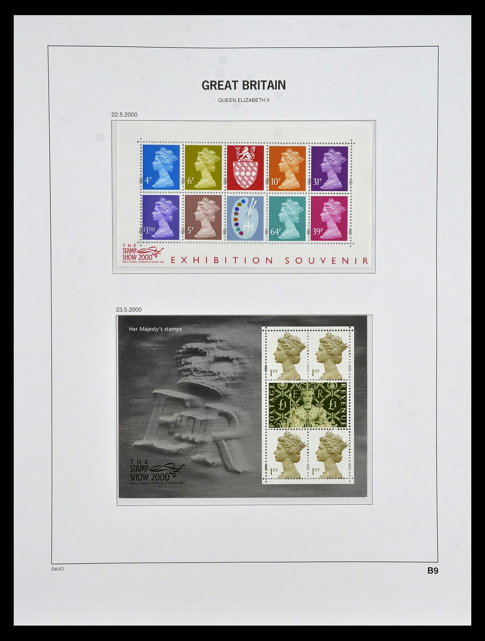 35125 200 - Postzegelverzameling 35125 Engeland 1840-2004.