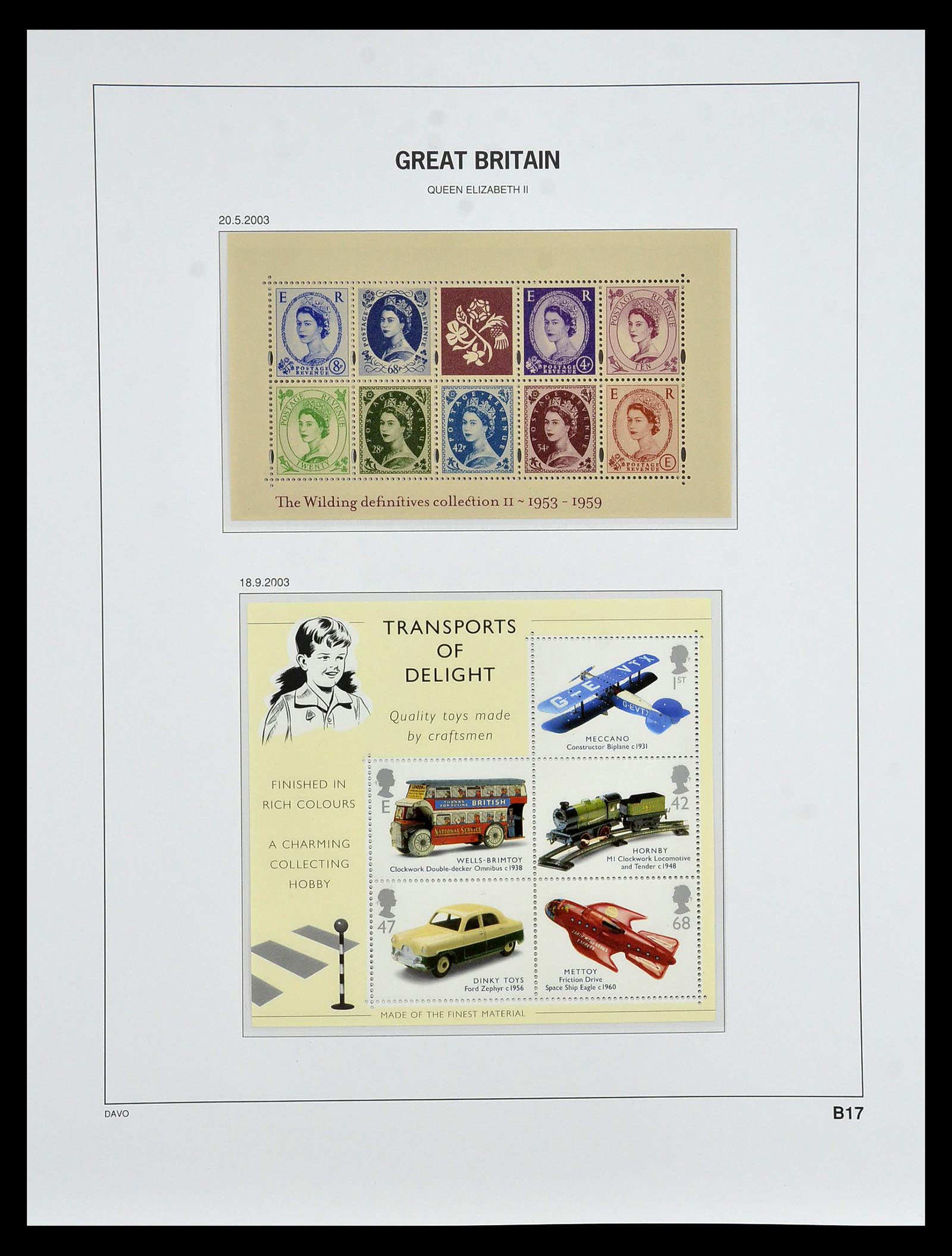 35125 208 - Postzegelverzameling 35125 Engeland 1840-2004.