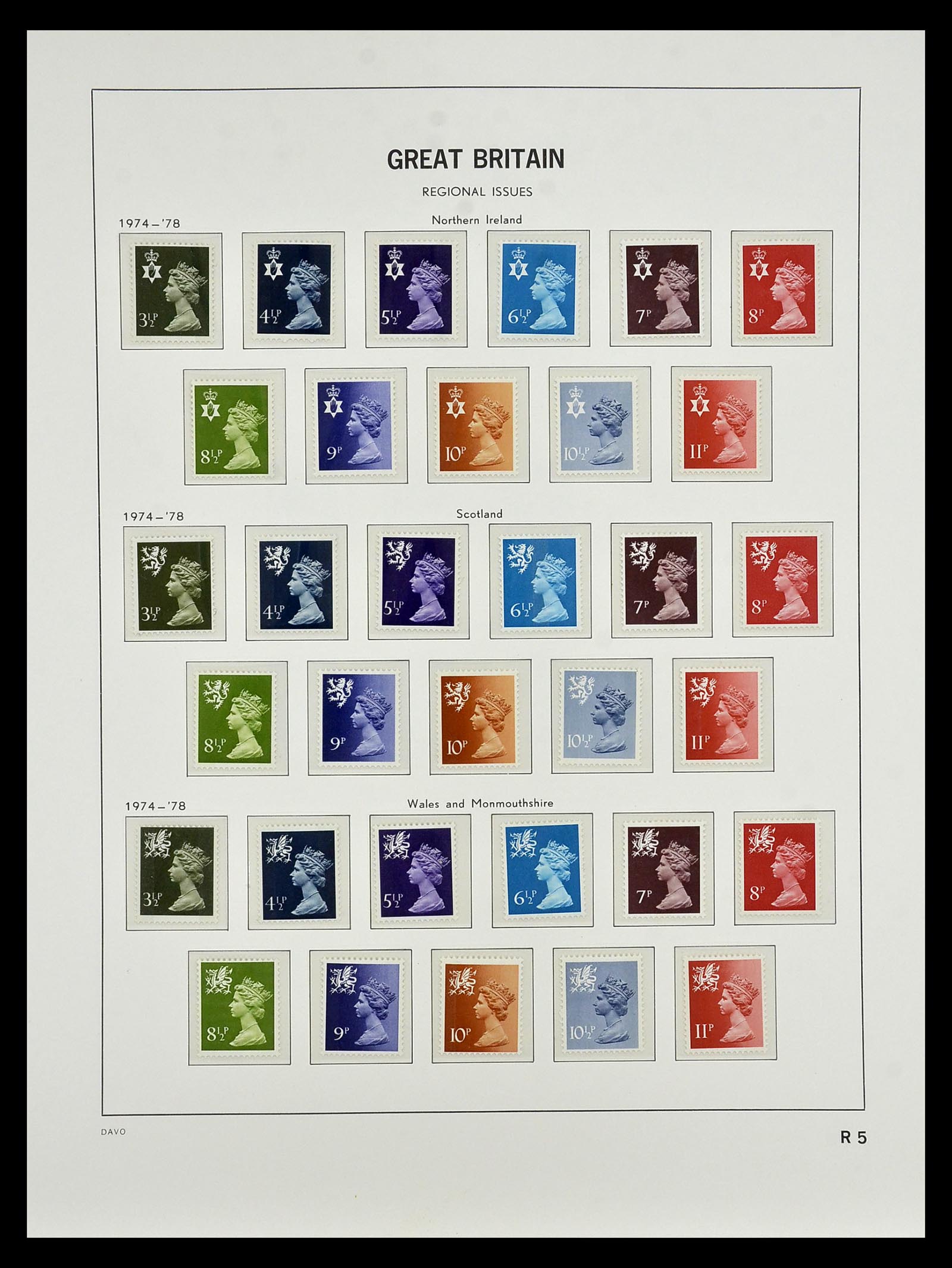 35125 217 - Postzegelverzameling 35125 Engeland 1840-2004.