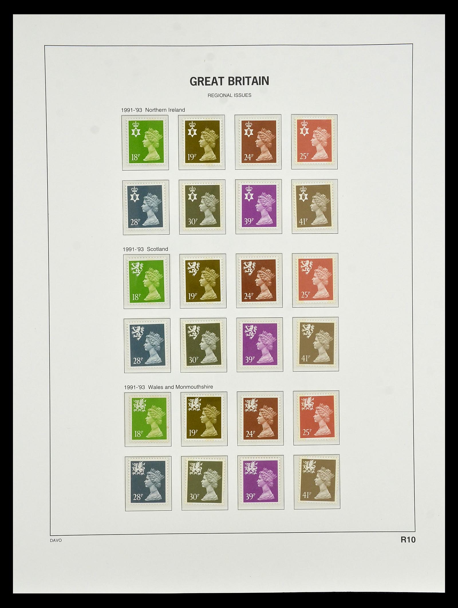35125 224 - Postzegelverzameling 35125 Engeland 1840-2004.