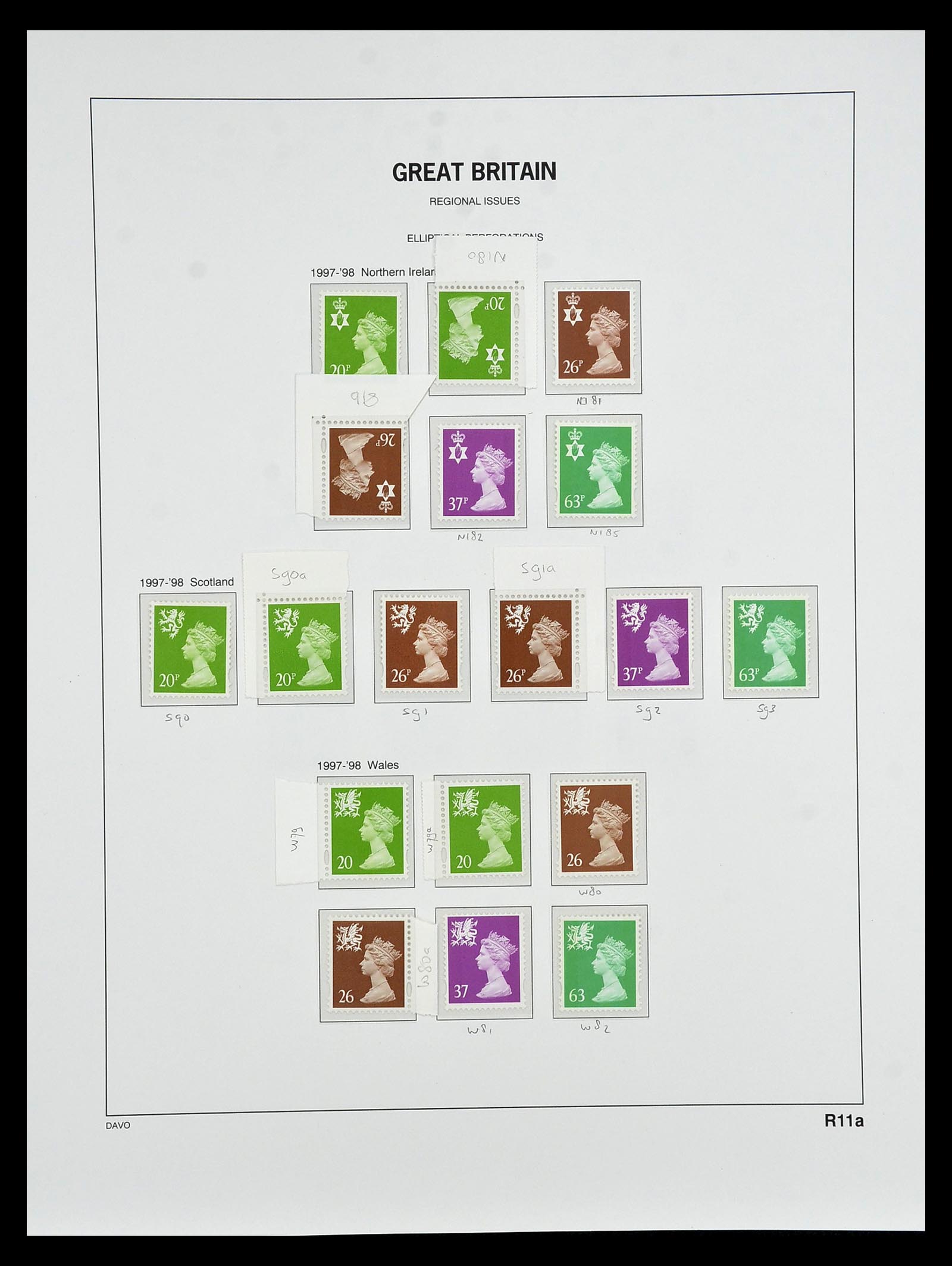 35125 227 - Postzegelverzameling 35125 Engeland 1840-2004.