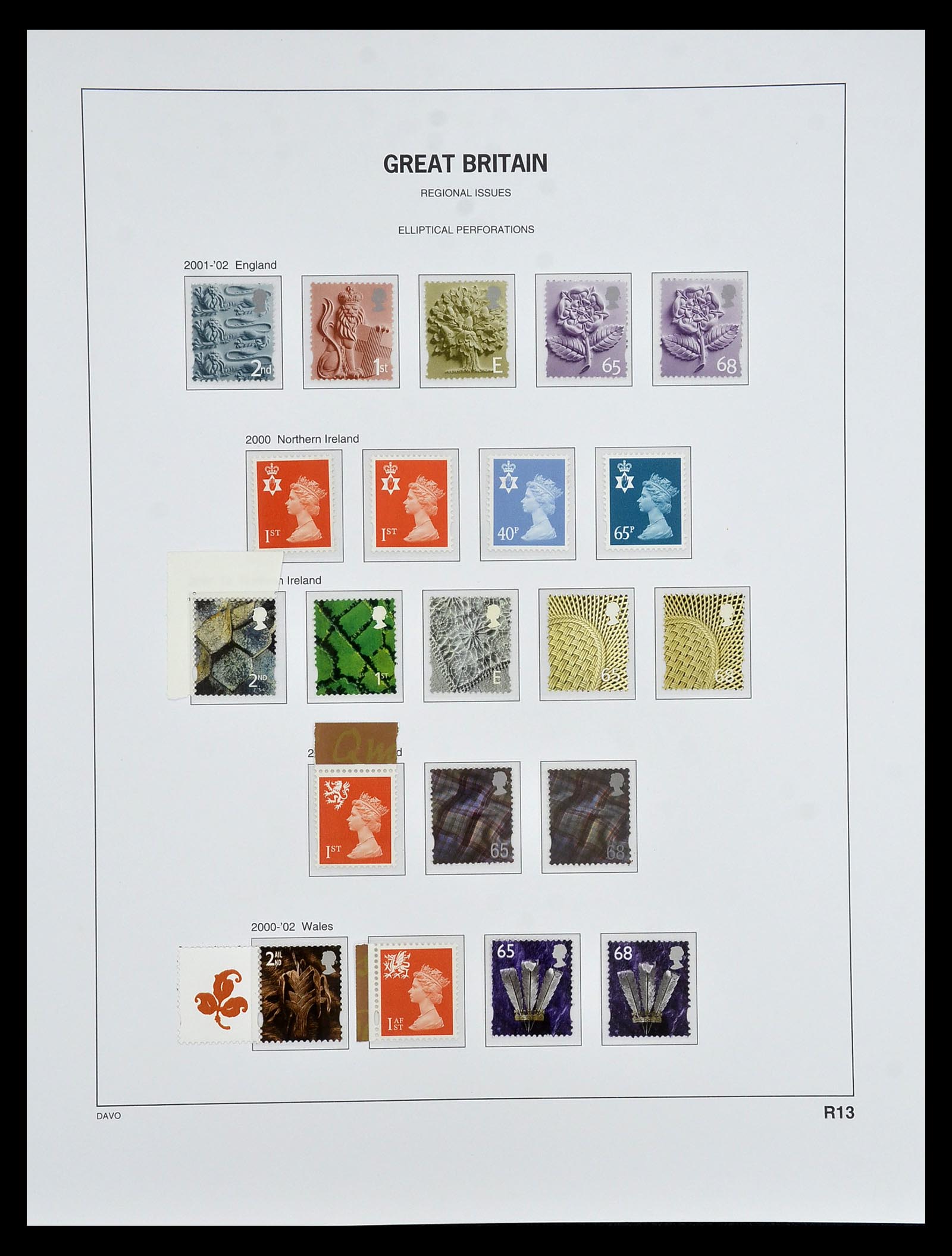 35125 229 - Postzegelverzameling 35125 Engeland 1840-2004.
