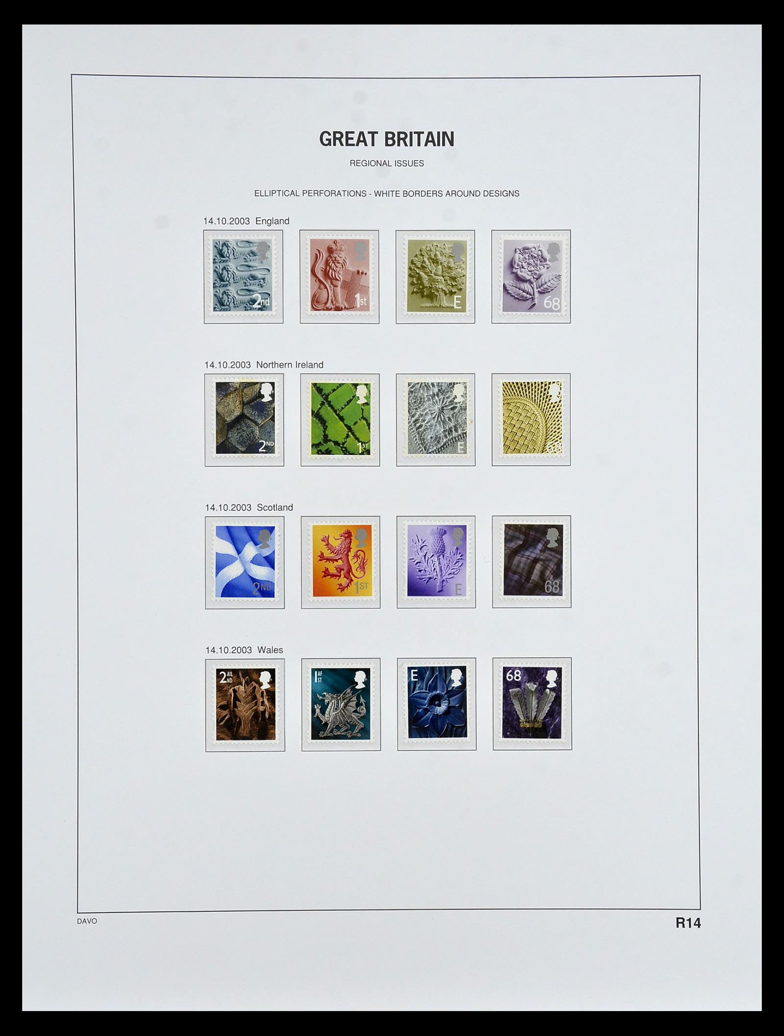 35125 230 - Postzegelverzameling 35125 Engeland 1840-2004.