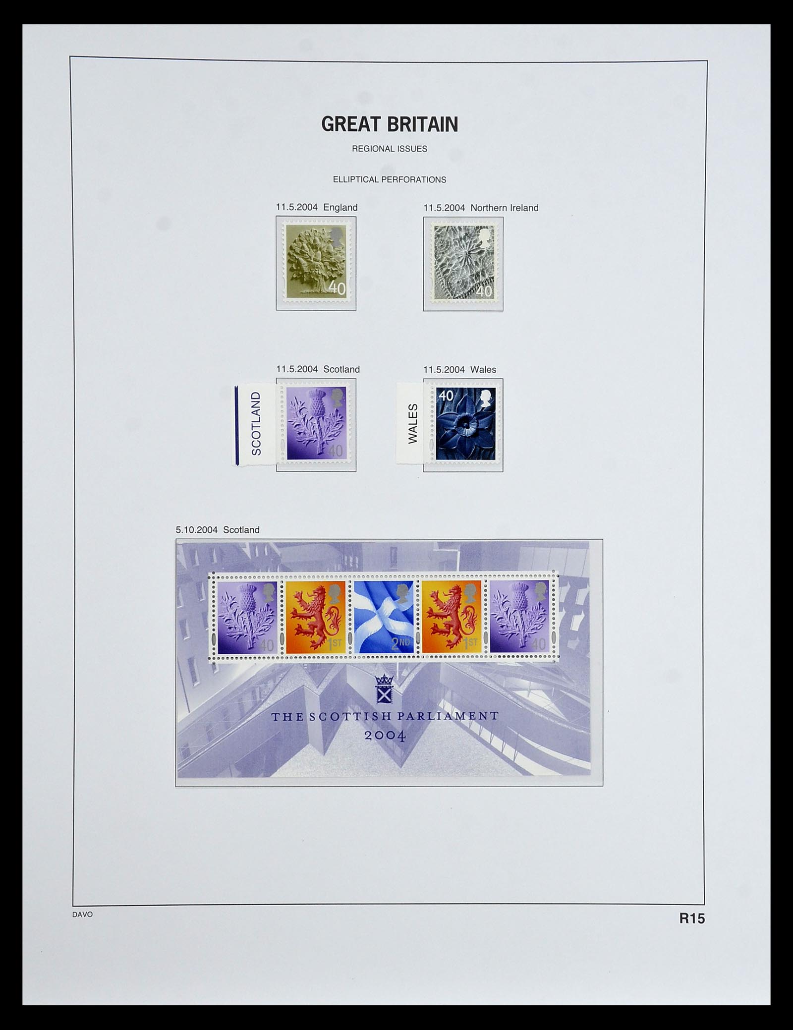 35125 231 - Postzegelverzameling 35125 Engeland 1840-2004.