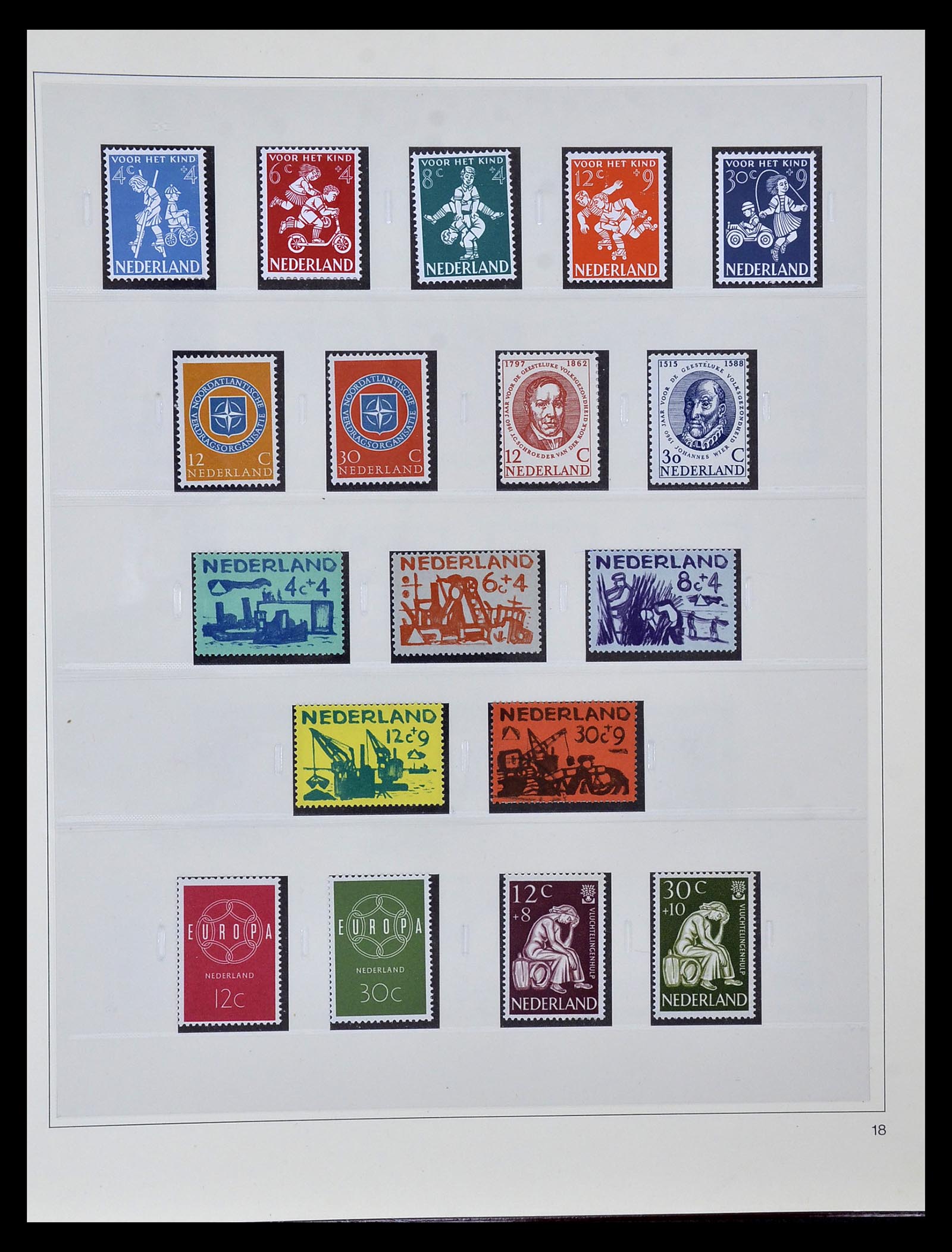 35130 028 - Postzegelverzameling 35130 Nederland 1936-2019!