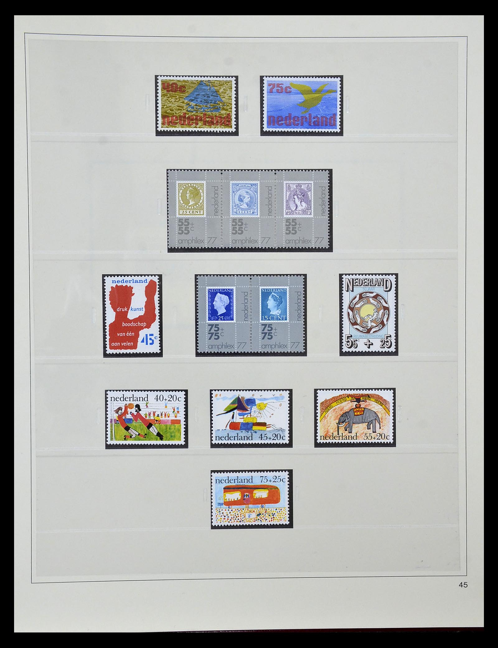 35130 077 - Postzegelverzameling 35130 Nederland 1936-2019!