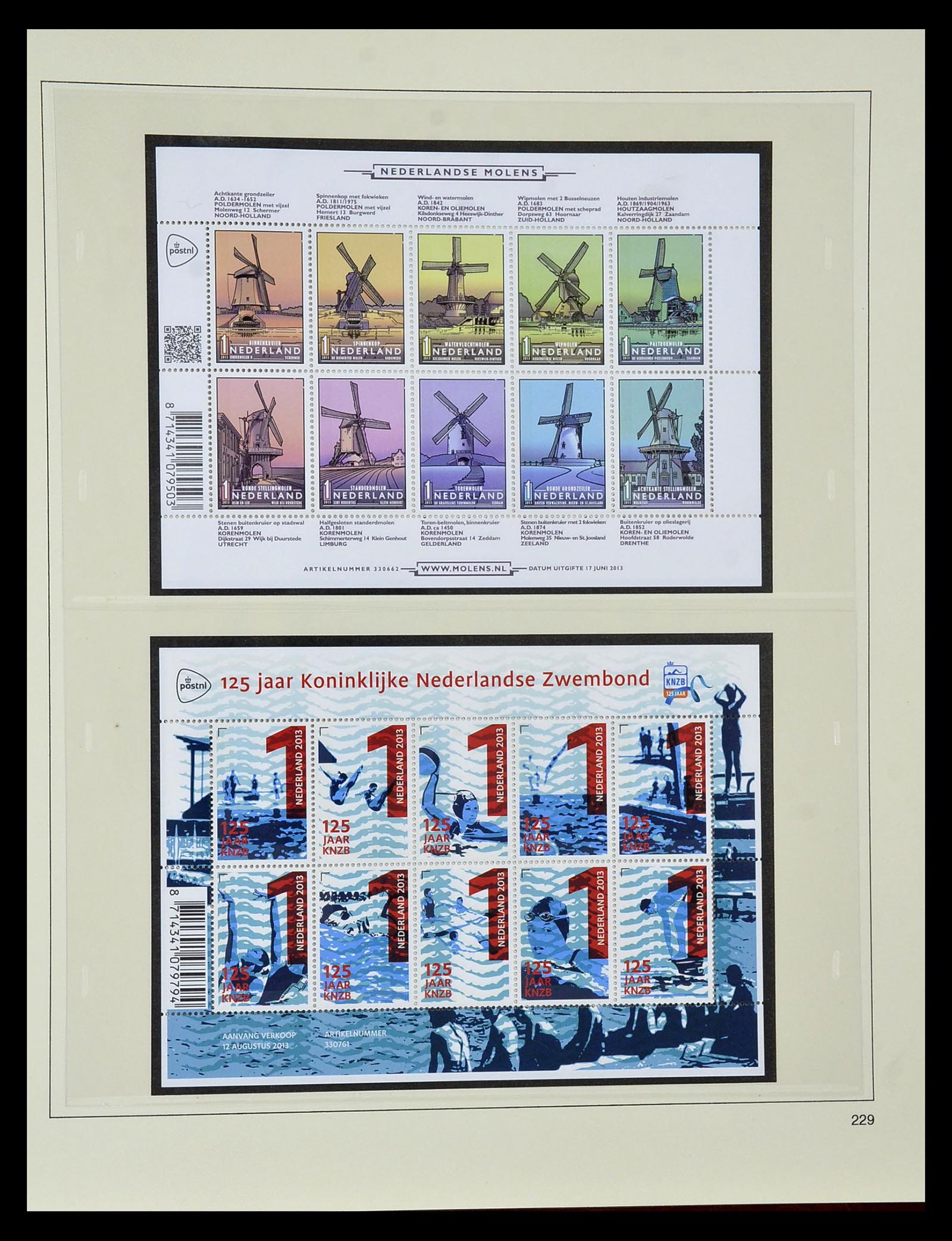 35130 305 - Stamp Collection 35130 Netherlands 1936-2019!