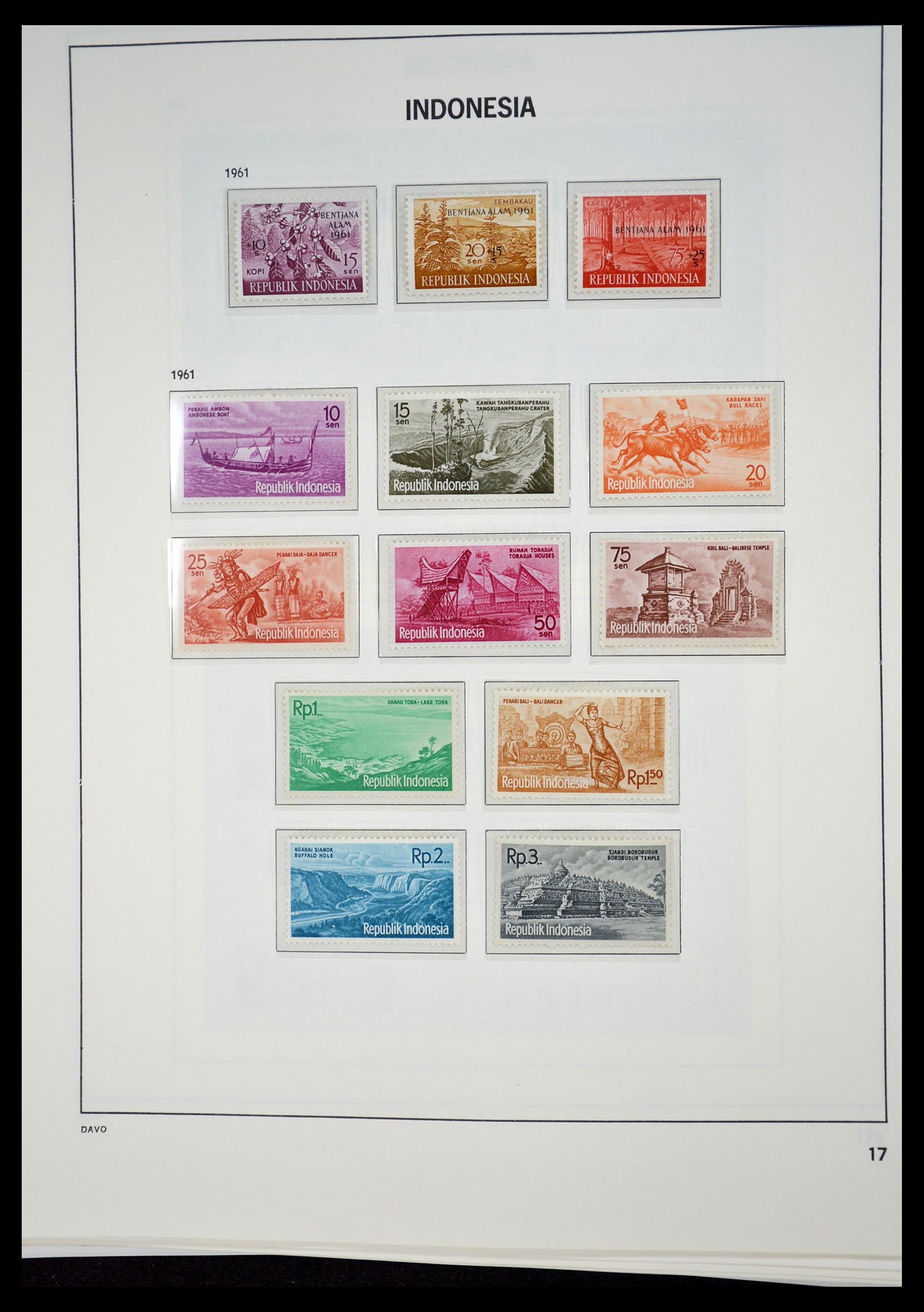 35131 016 - Postzegelverzameling 35131 Indonesië 1950-2000.