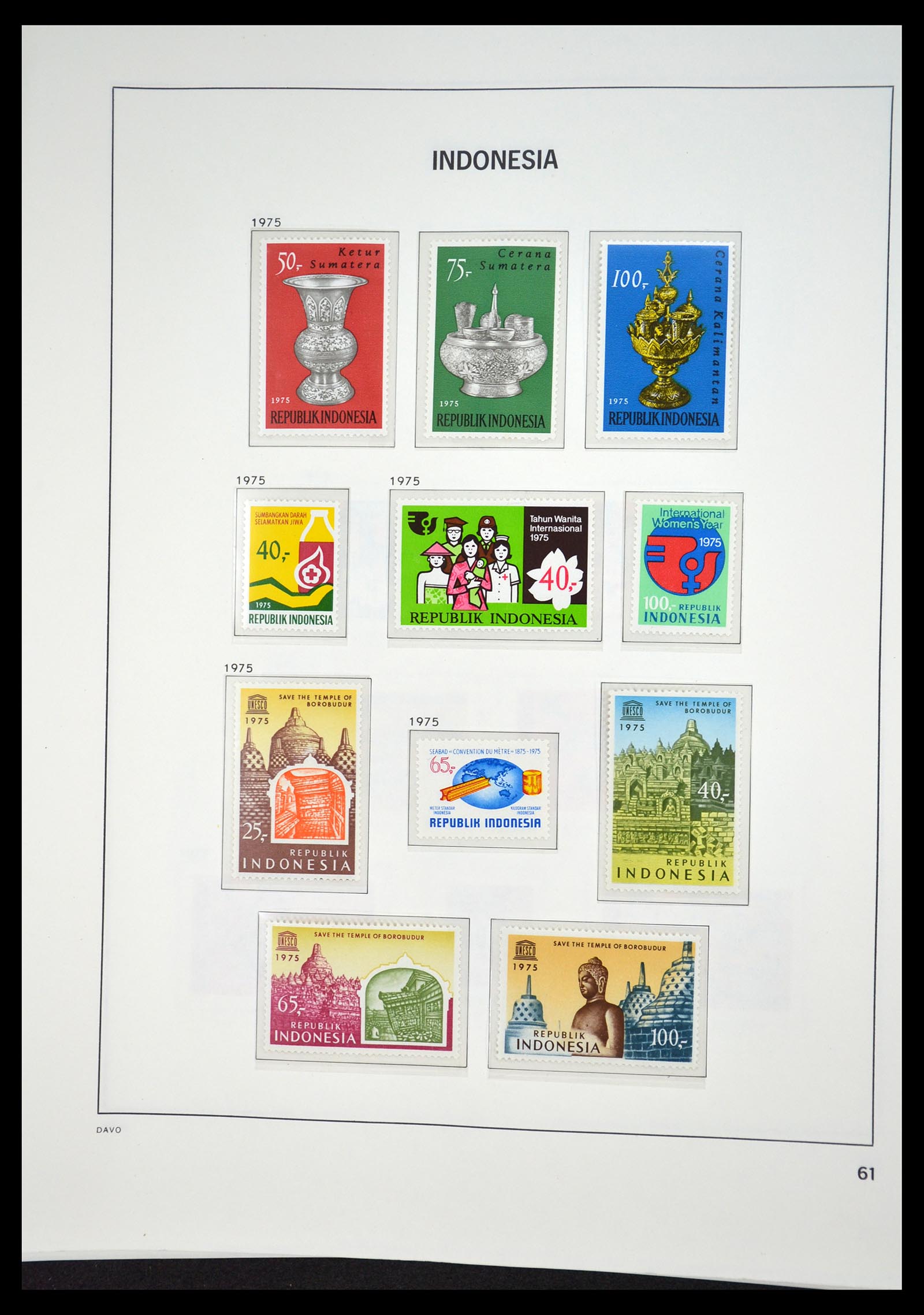 35131 060 - Postzegelverzameling 35131 Indonesië 1950-2000.