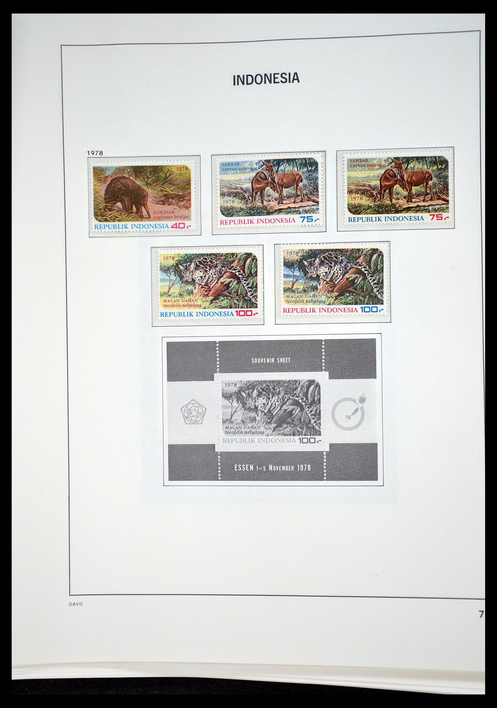 35131 072 - Stamp Collection 35131 Indonesia 1950-2000.
