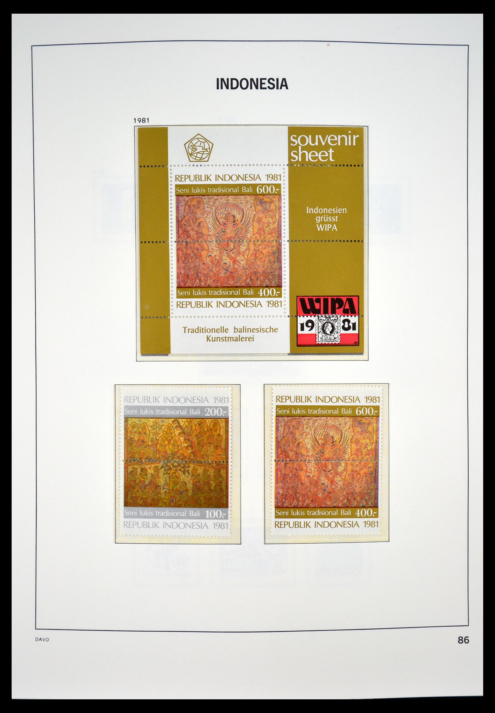 35131 088 - Postzegelverzameling 35131 Indonesië 1950-2000.