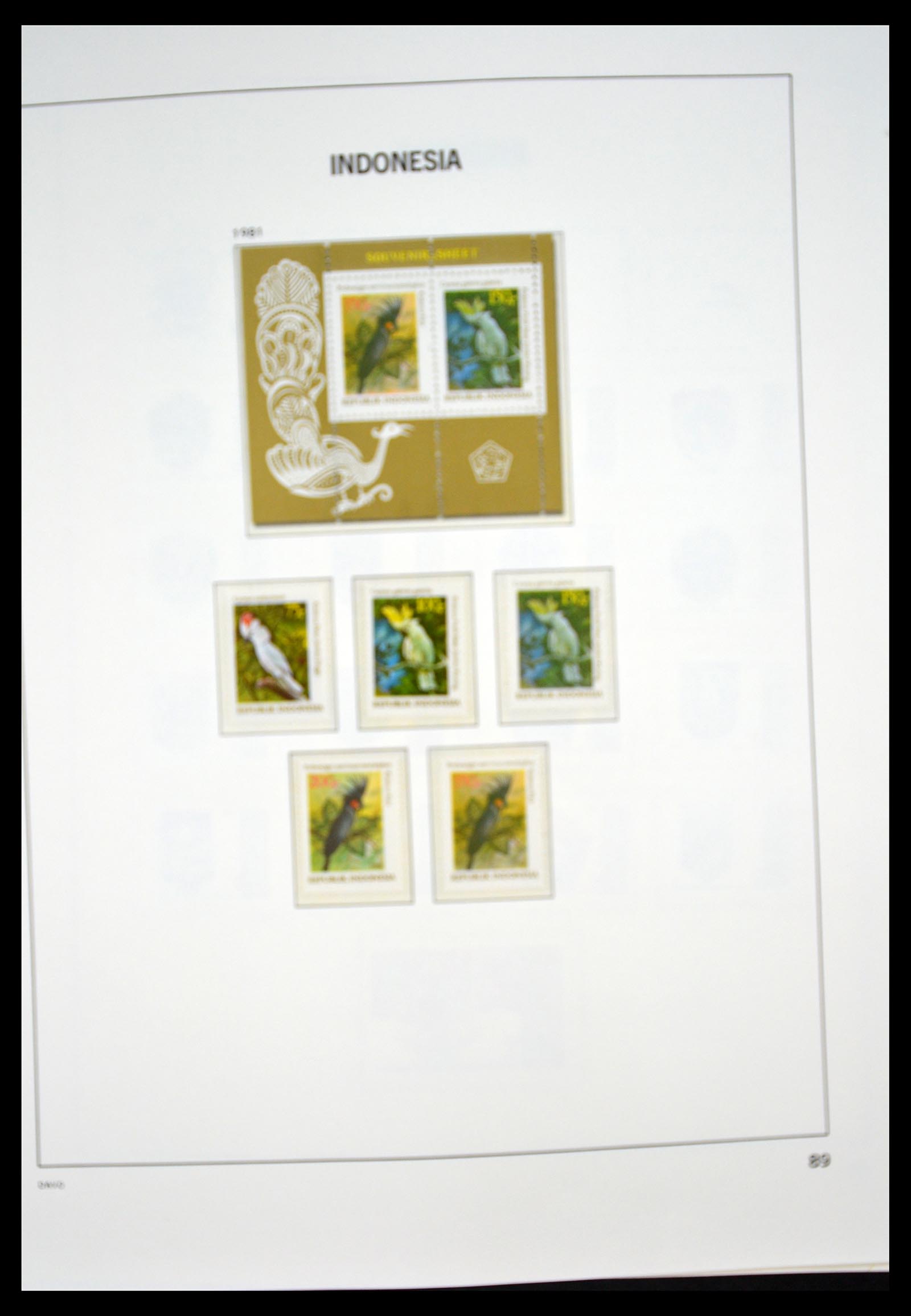 35131 091 - Postzegelverzameling 35131 Indonesië 1950-2000.