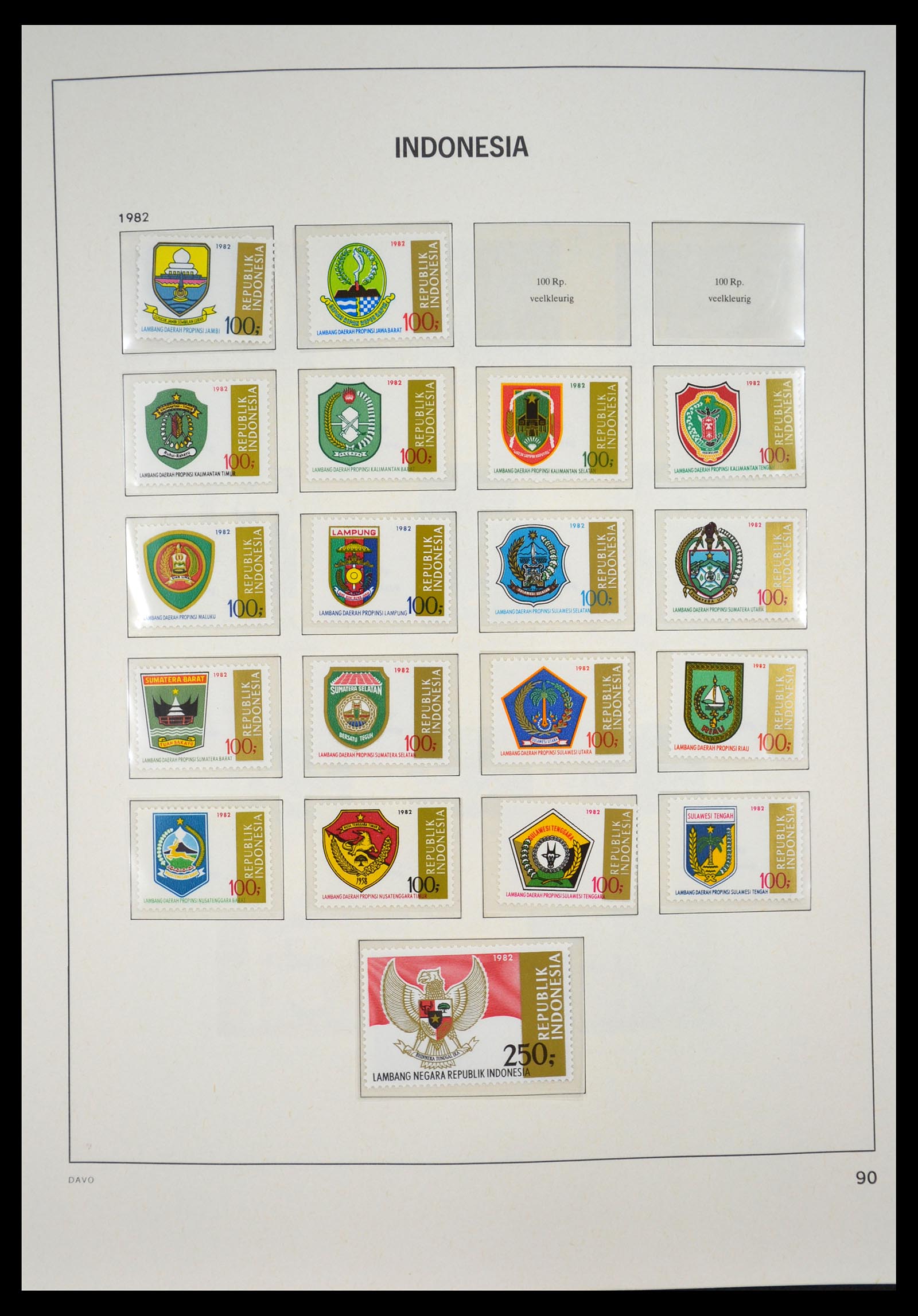 35131 092 - Postzegelverzameling 35131 Indonesië 1950-2000.