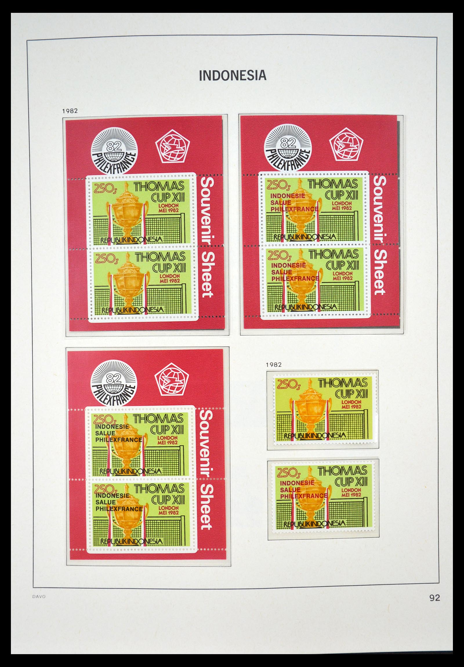 35131 094 - Postzegelverzameling 35131 Indonesië 1950-2000.