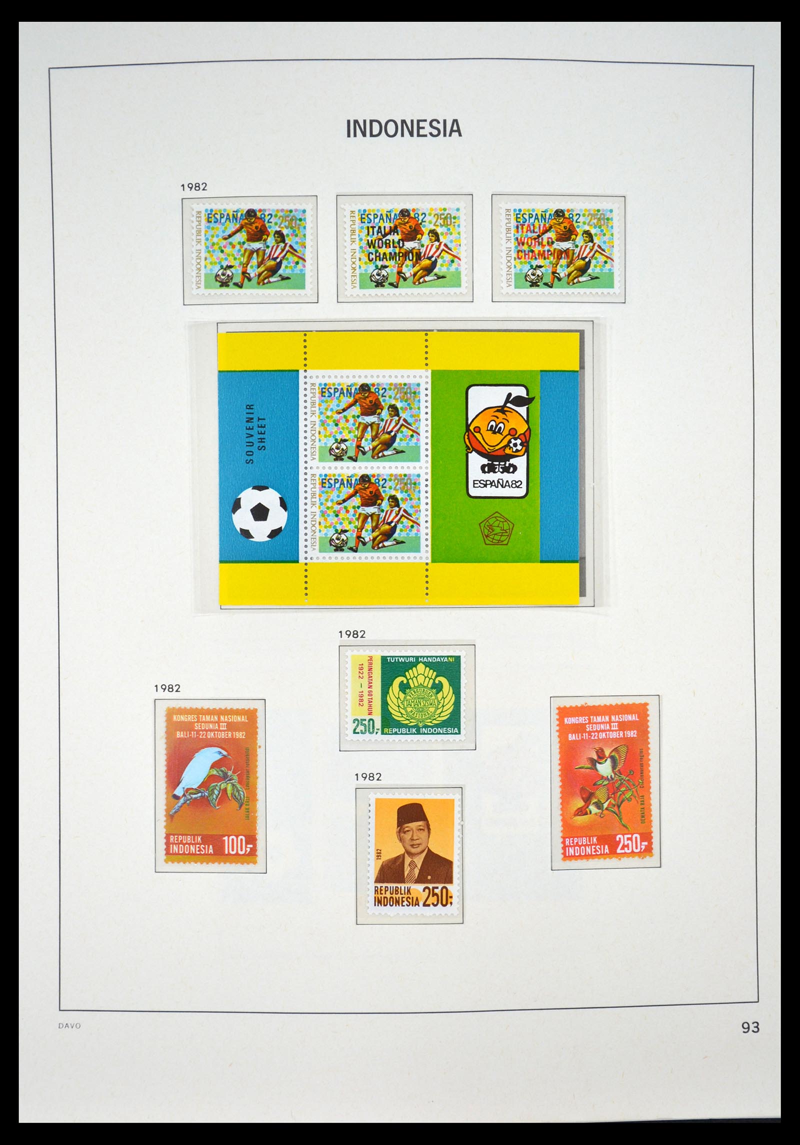 35131 095 - Postzegelverzameling 35131 Indonesië 1950-2000.