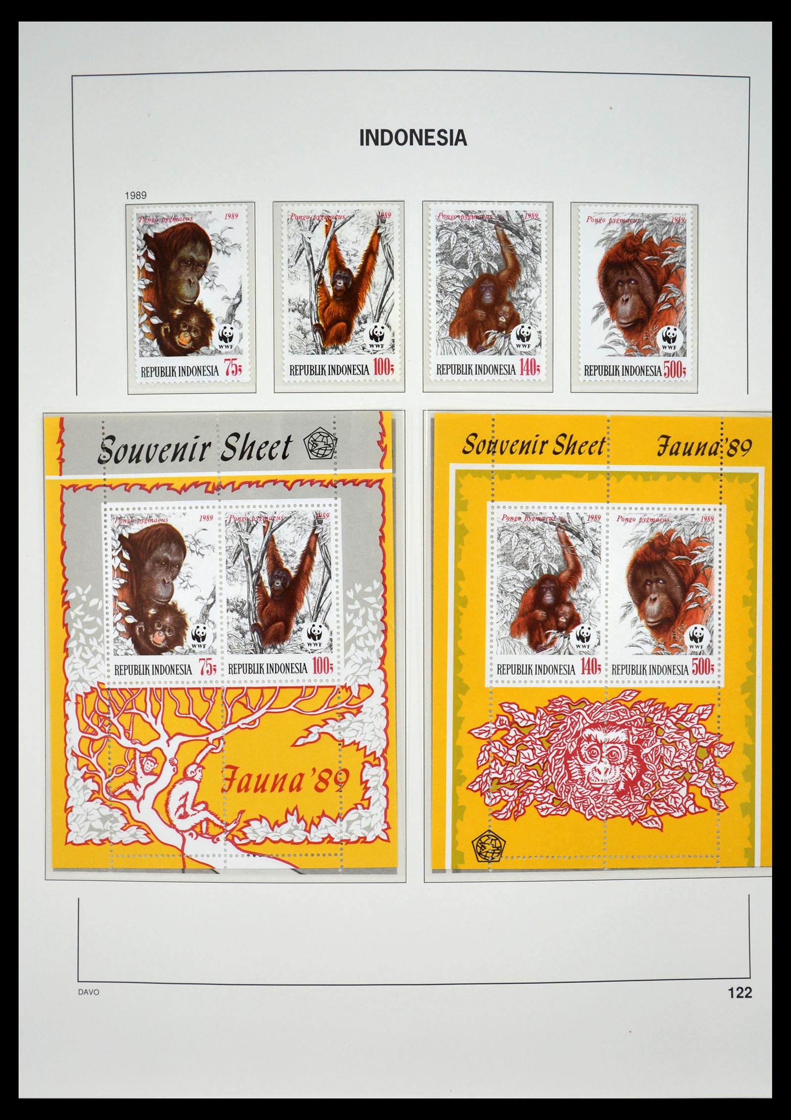 35131 126 - Postzegelverzameling 35131 Indonesië 1950-2000.