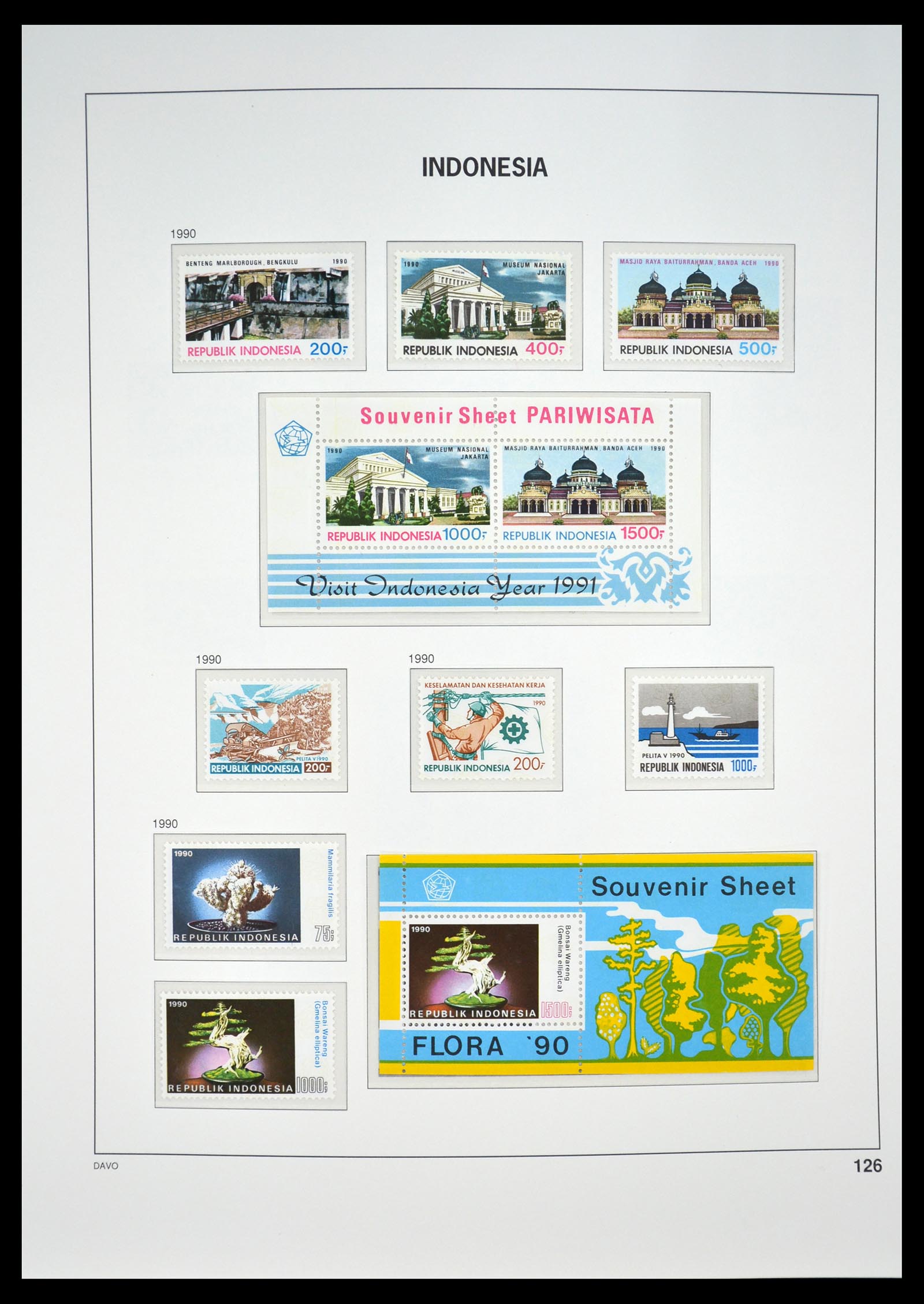 35131 131 - Postzegelverzameling 35131 Indonesië 1950-2000.