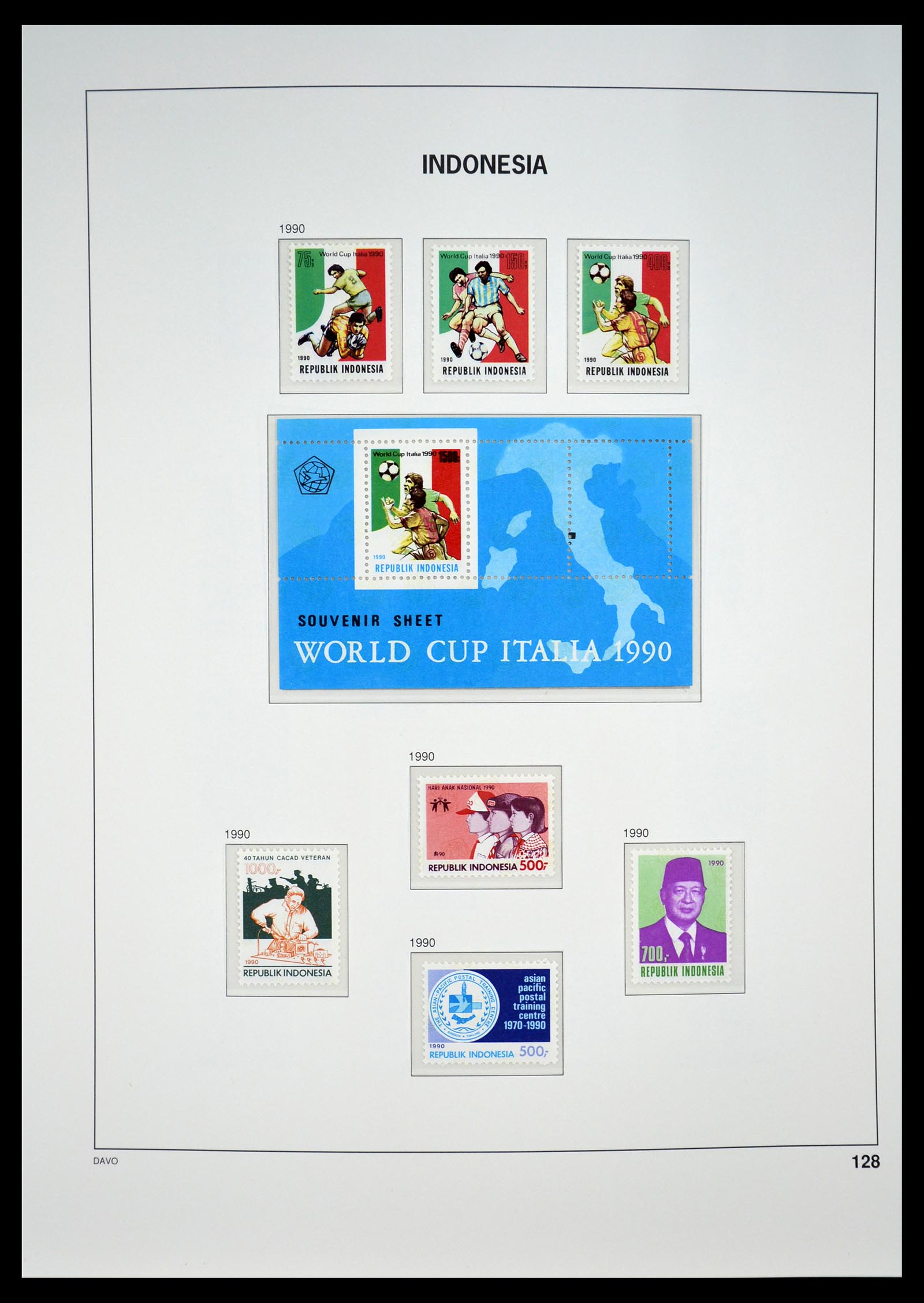 35131 133 - Postzegelverzameling 35131 Indonesië 1950-2000.