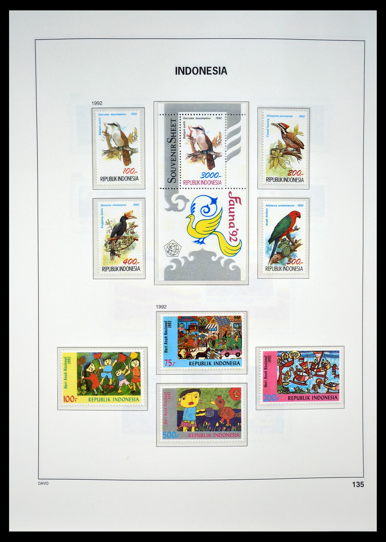 35131 140 - Postzegelverzameling 35131 Indonesië 1950-2000.