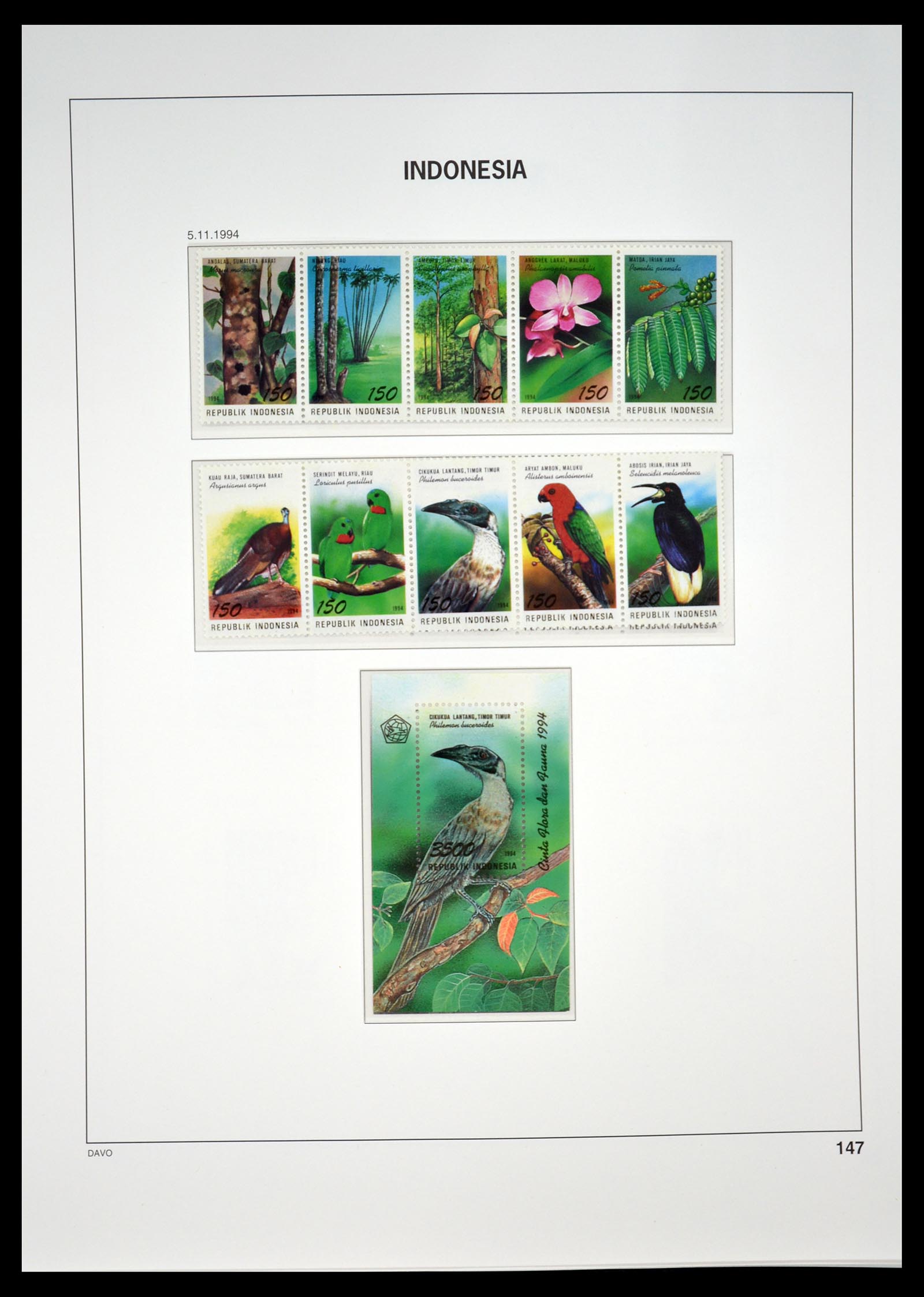 35131 152 - Postzegelverzameling 35131 Indonesië 1950-2000.