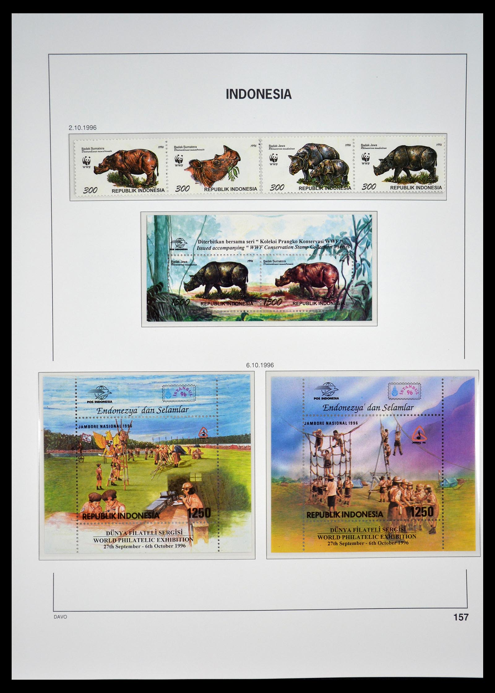 35131 162 - Postzegelverzameling 35131 Indonesië 1950-2000.